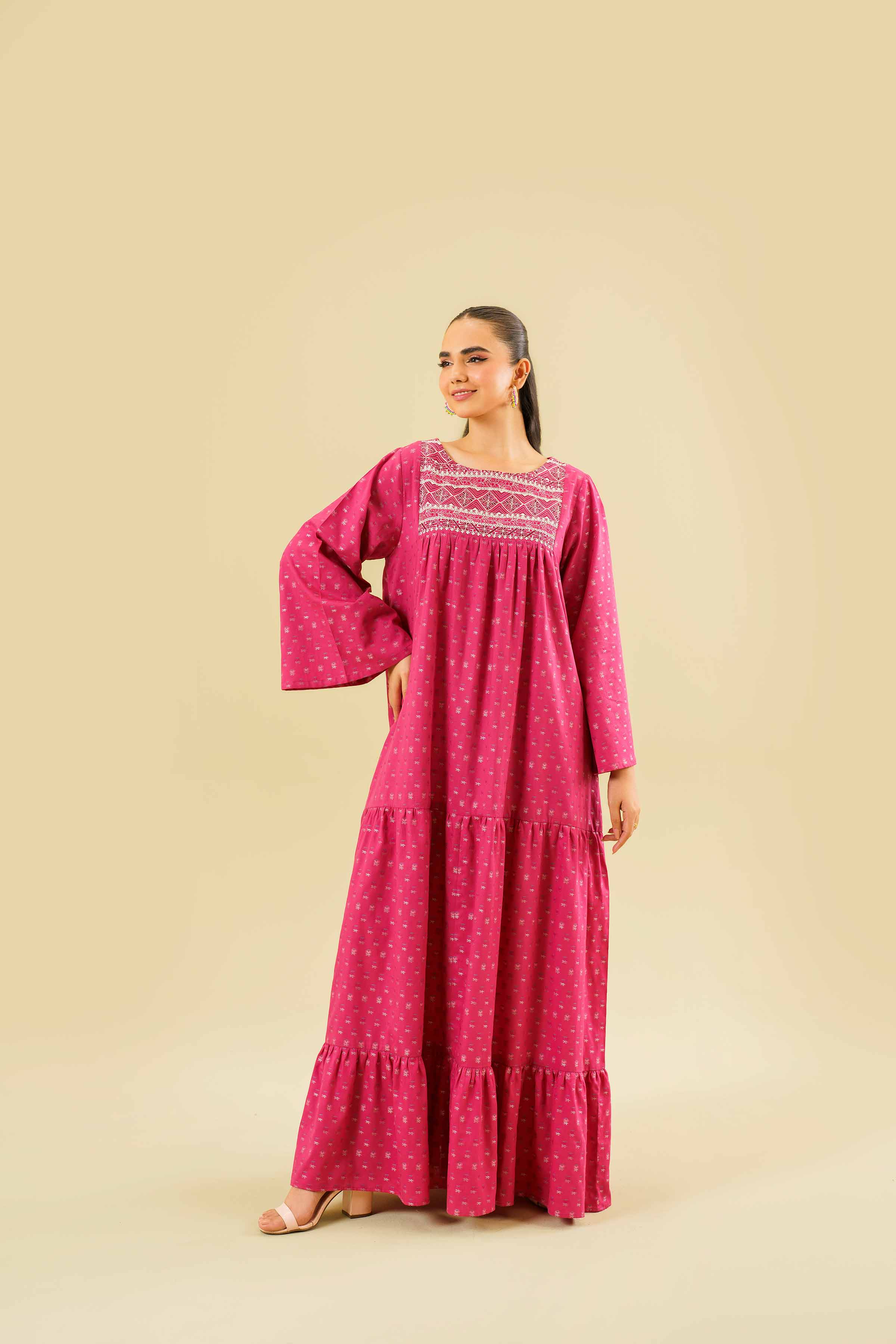 Embroidered Long Dress - FE24-69 - Image 5