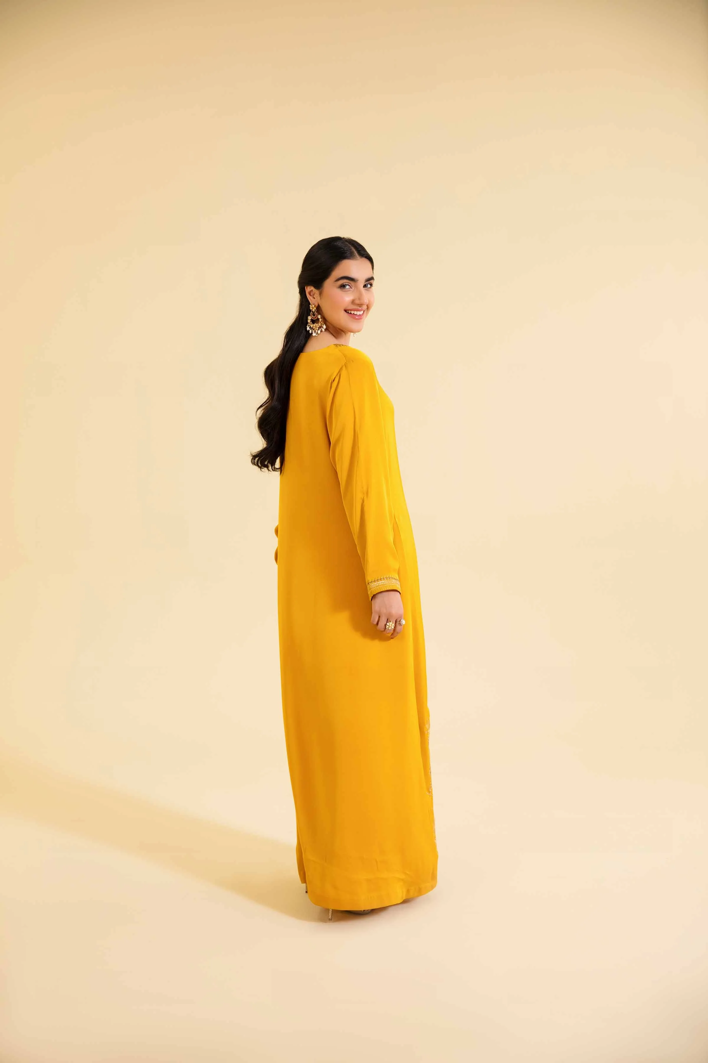 Embroidered Long Dress - FE24-73 - Image 3