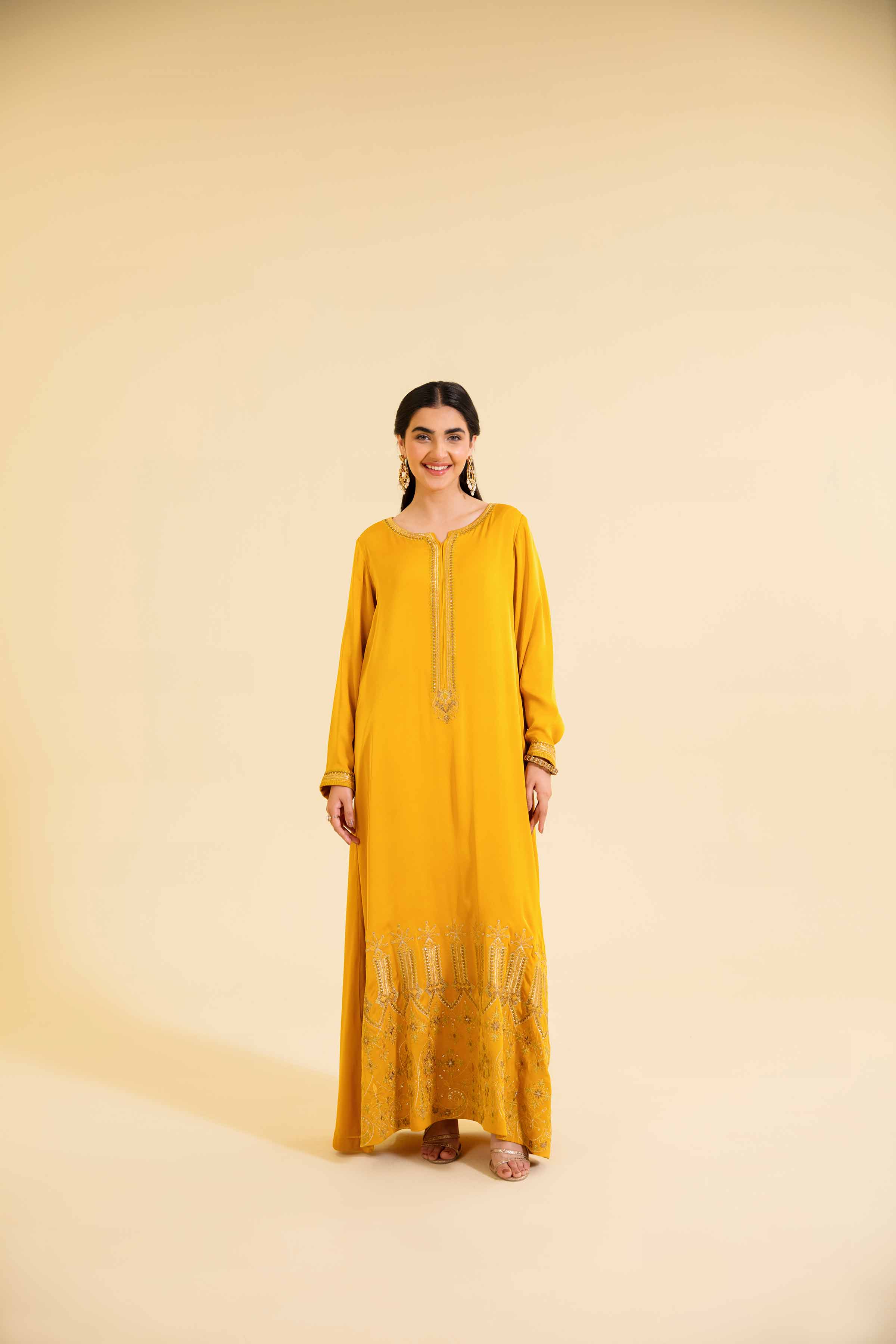 Embroidered Long Dress - FE24-73 - Image 4