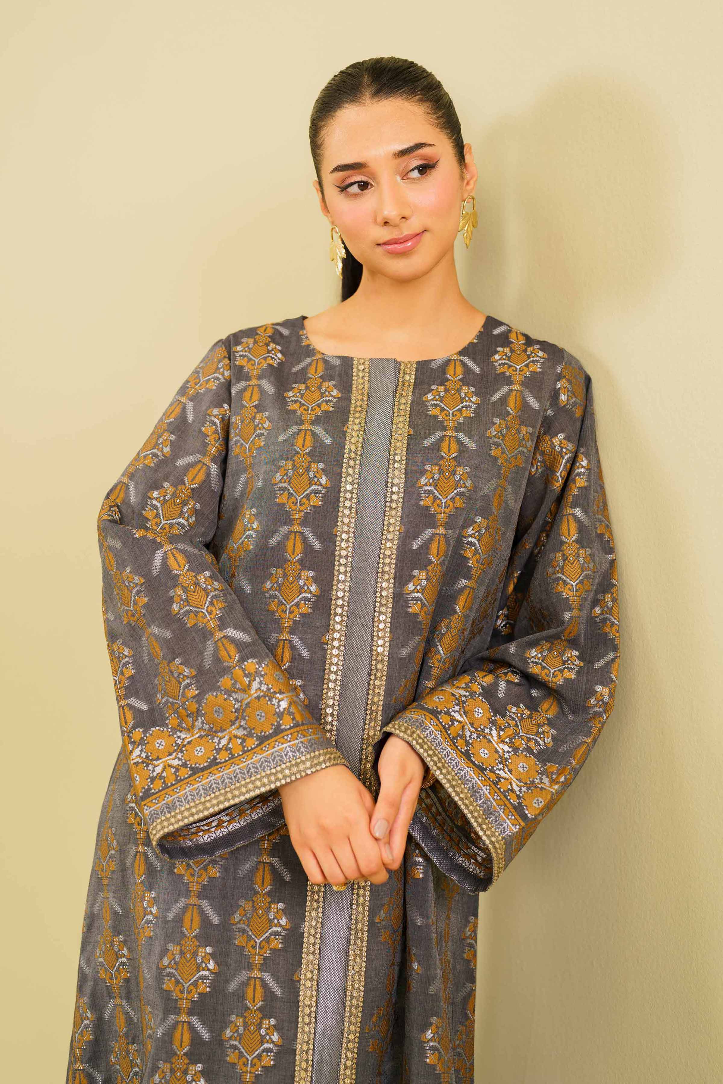 Printed Long Dress - FE24-78
