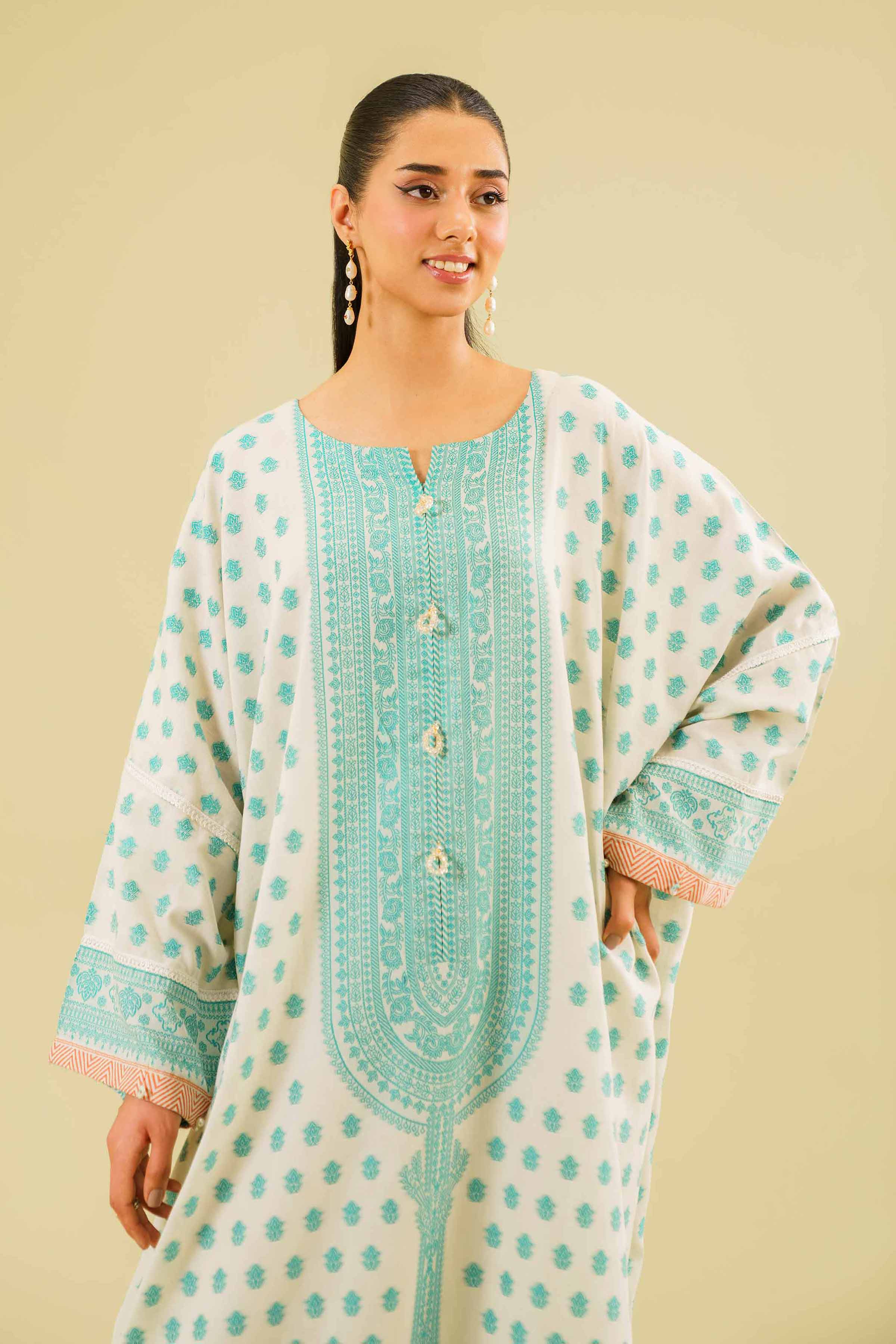 Printed Long Dress - FE24-80 - Image 2