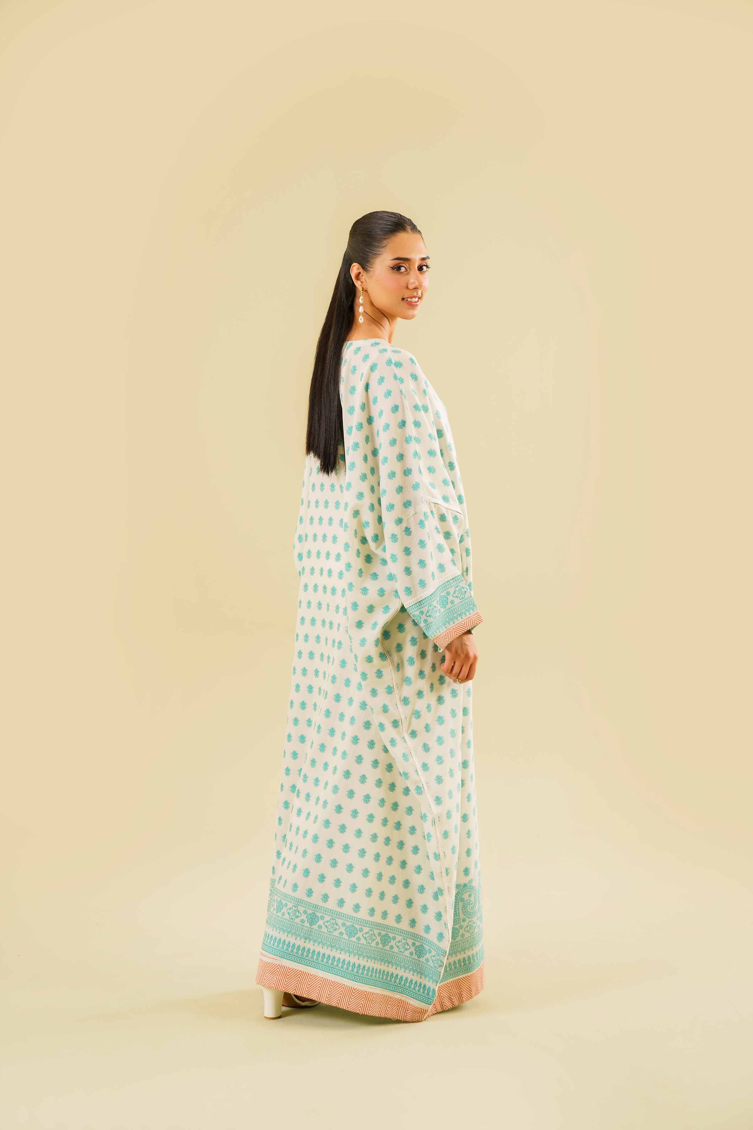 Printed Long Dress - FE24-80 - Image 3