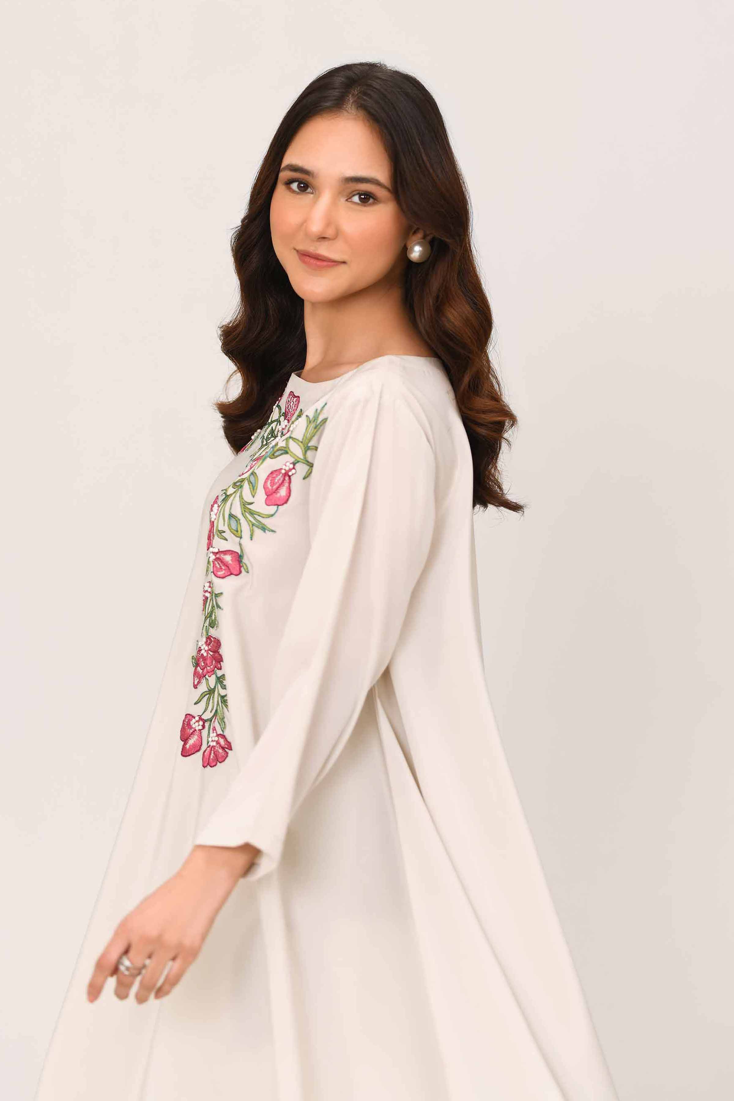2 Piece - Embroidered Suit - FE25-09 - Image 2