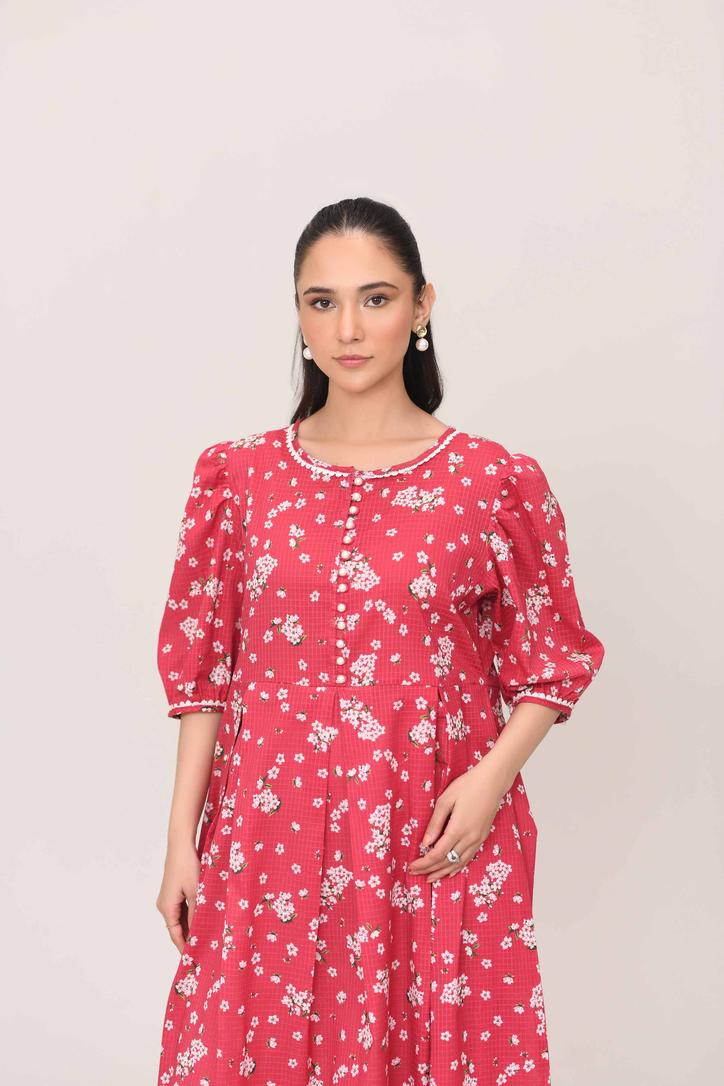 Printed Dress - FE25-12 - Image 4