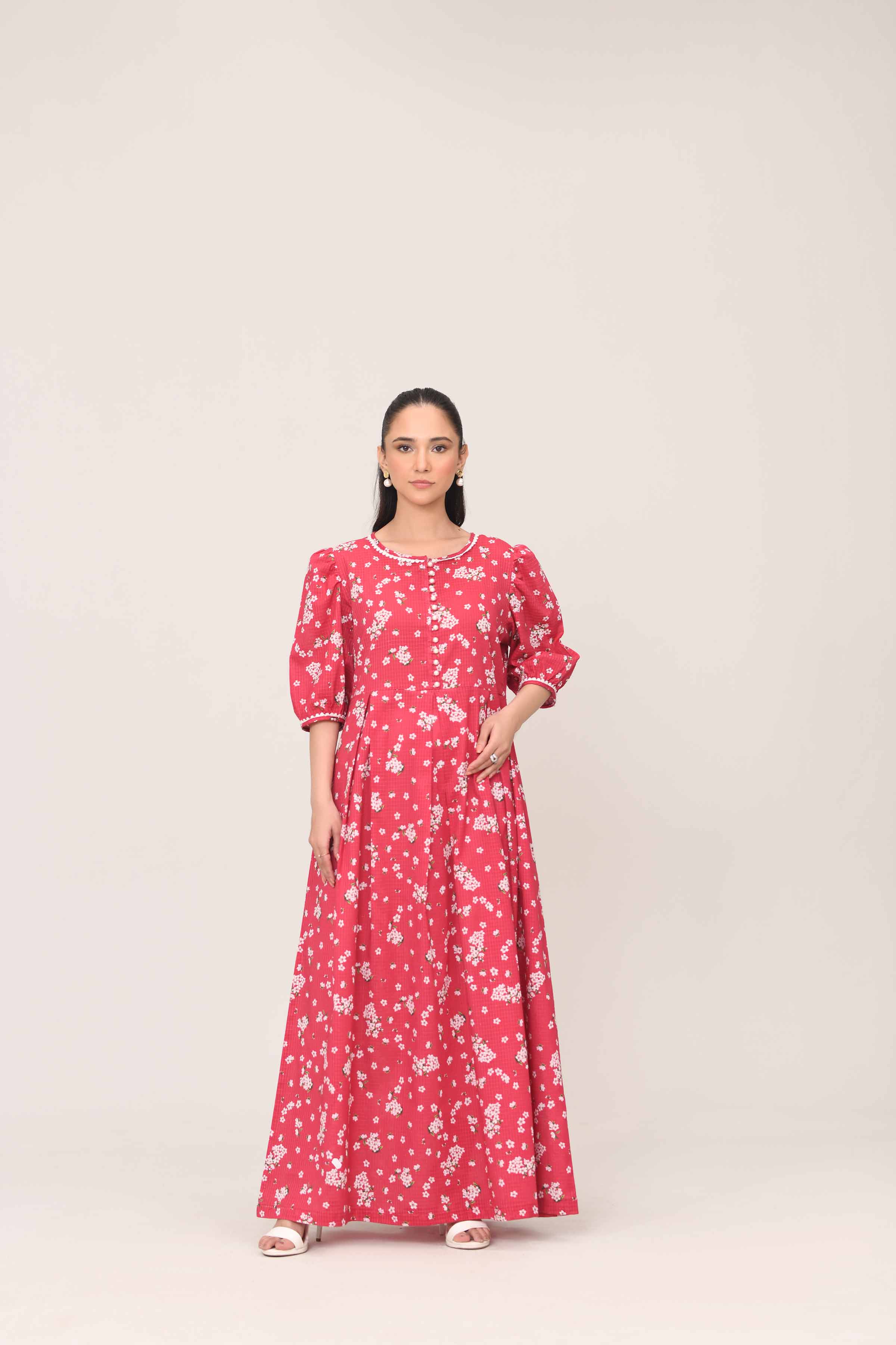 Printed Dress - FE25-12 - Image 6