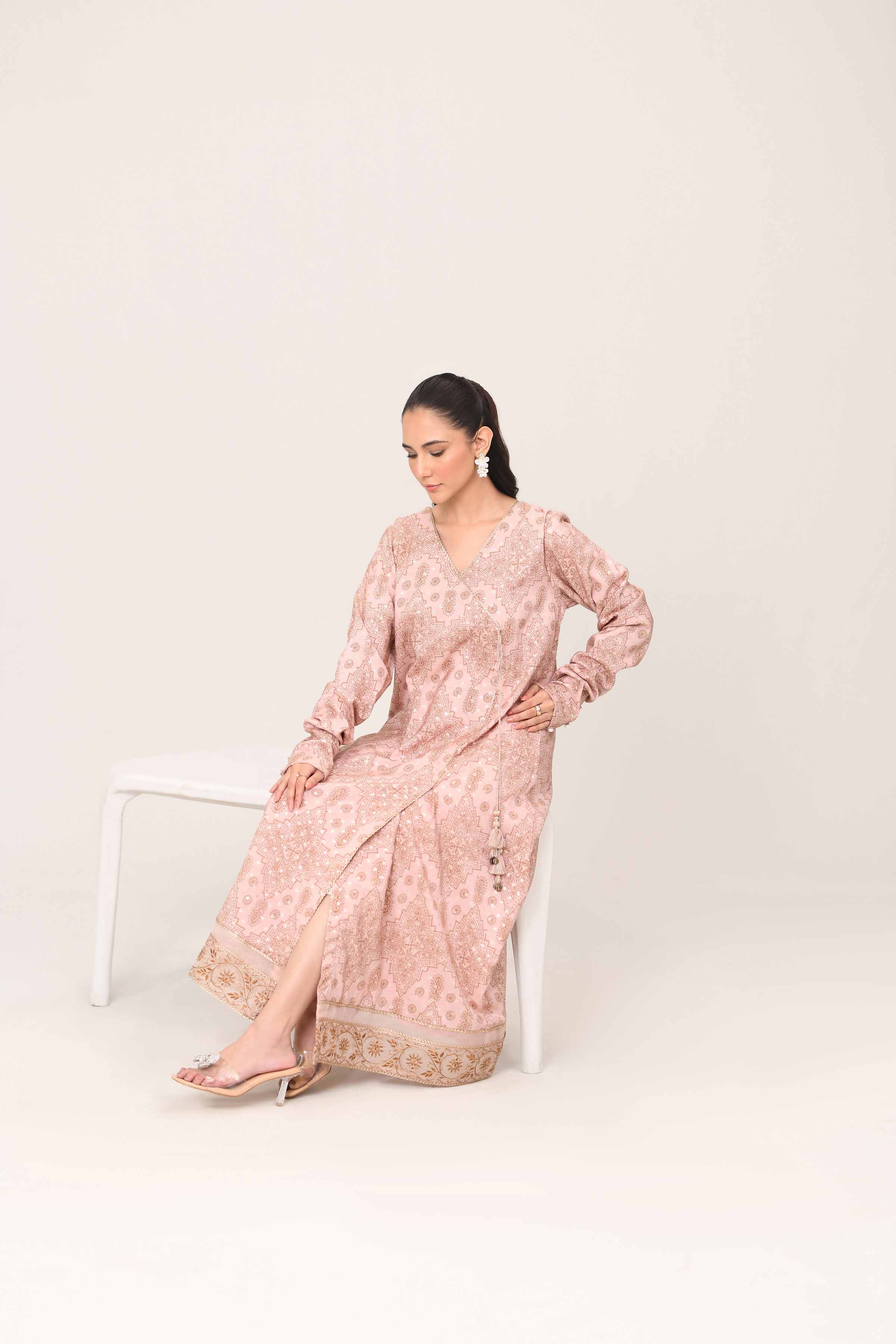 Printed Embroidered Shirt - FE25-28 - Image 6