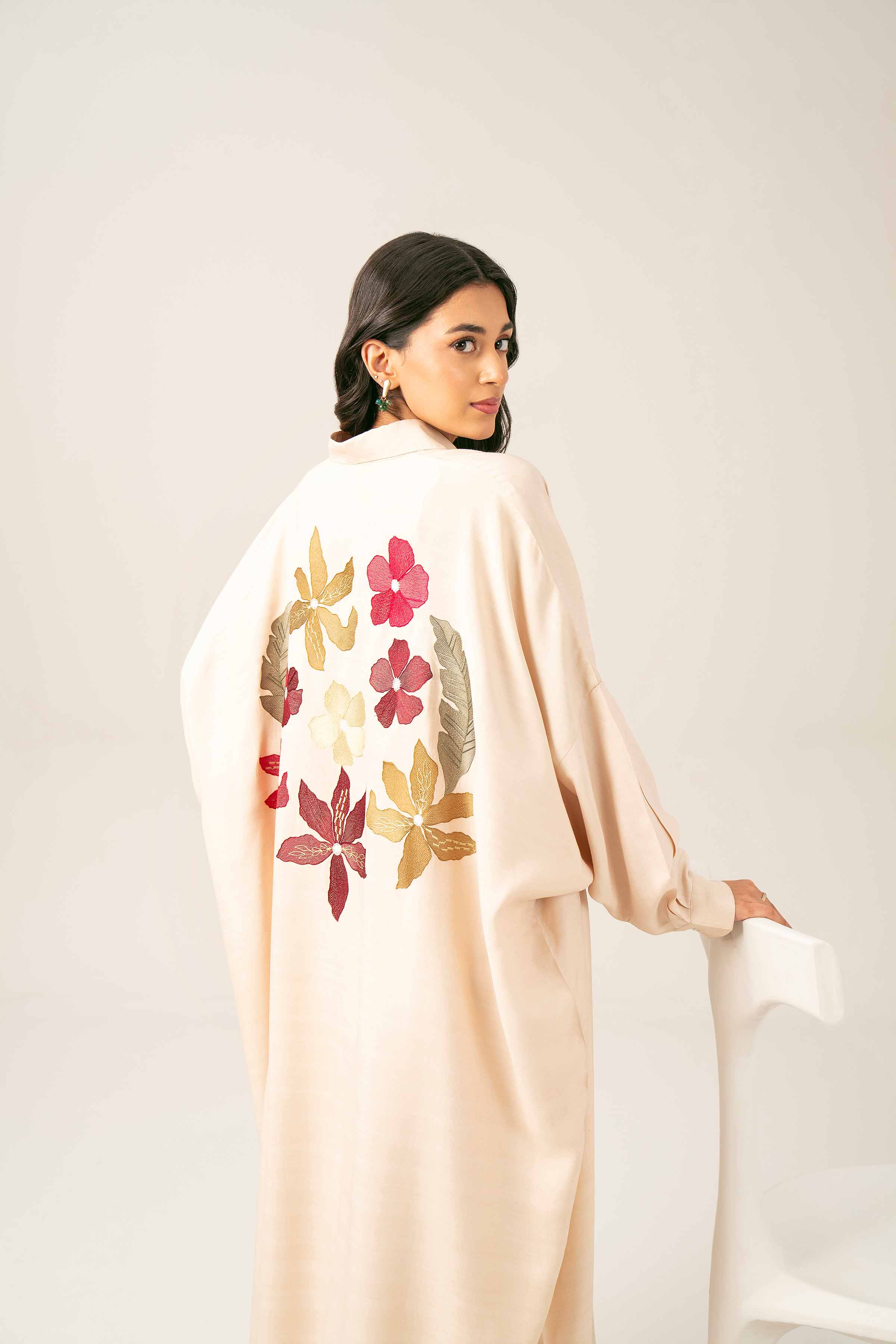 Embroidered Dress - FE25-33 - Image 7