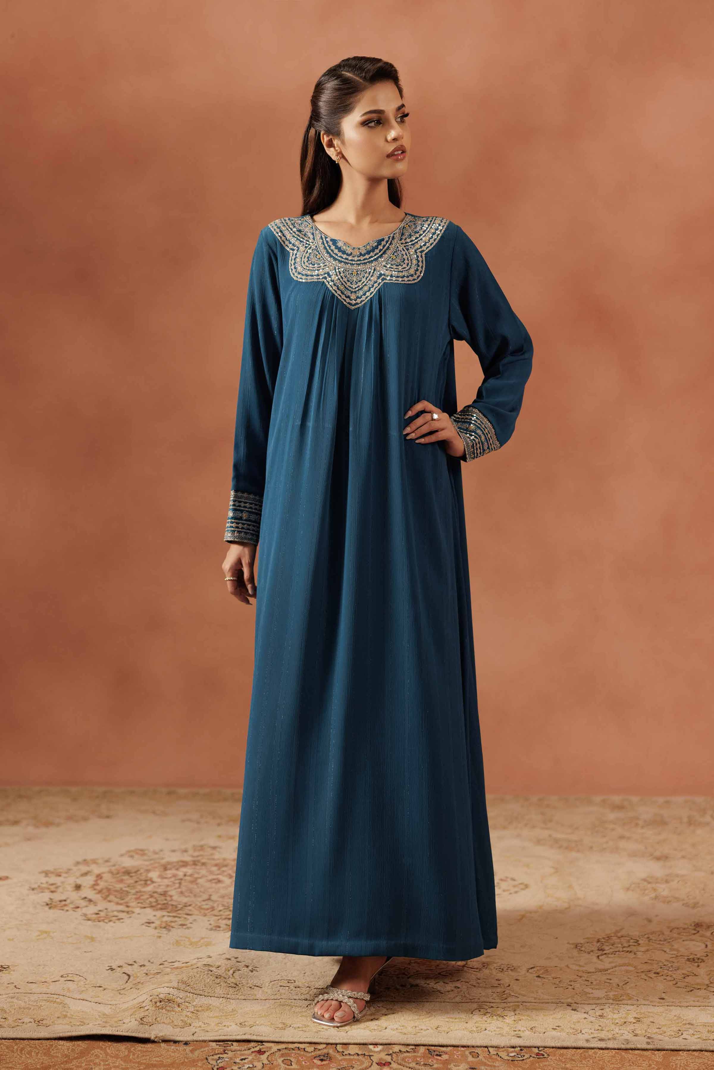 Embroidered Dress - FE25-56 - Image 2