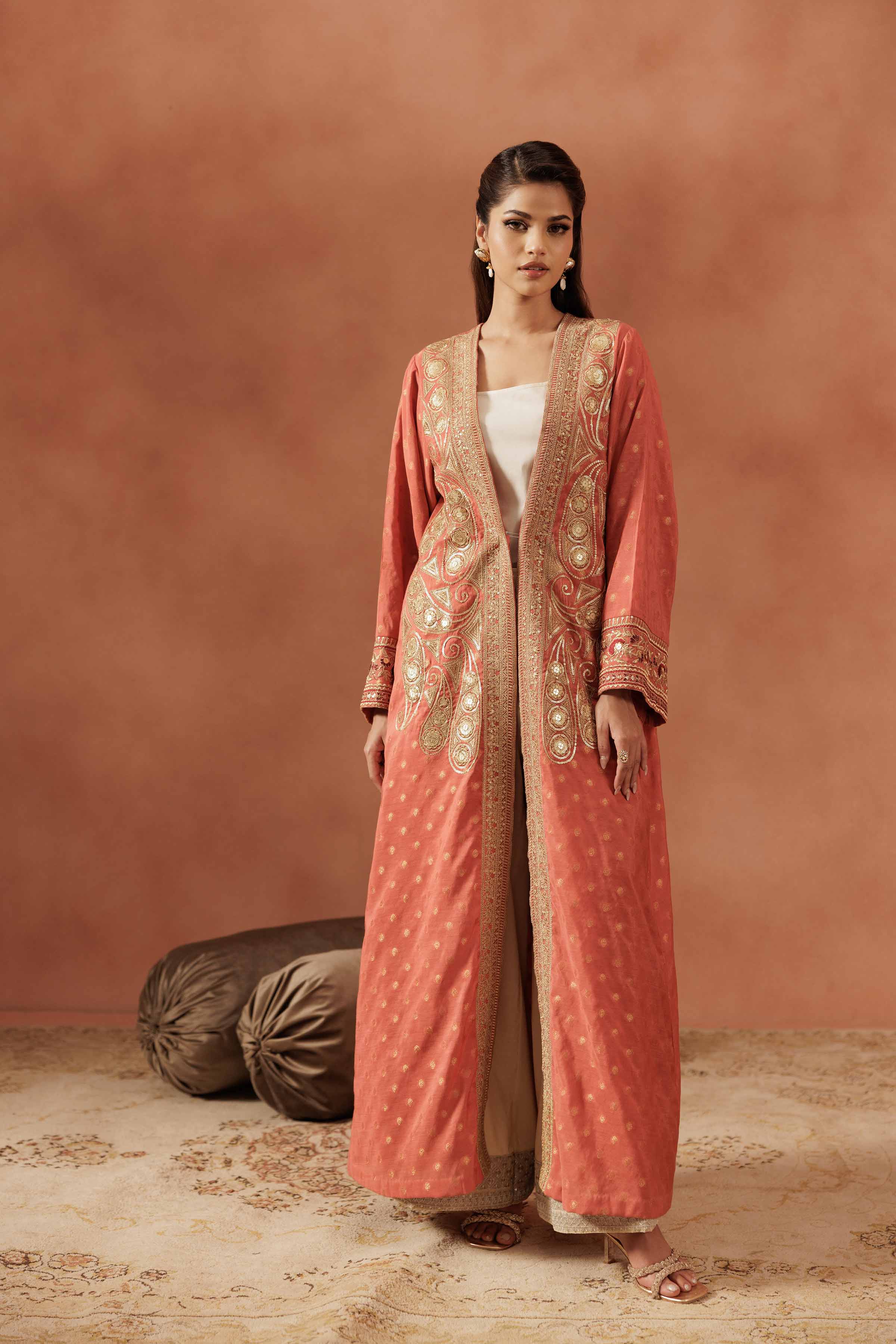 Embroidered Gown - FE25-65 - Image 10