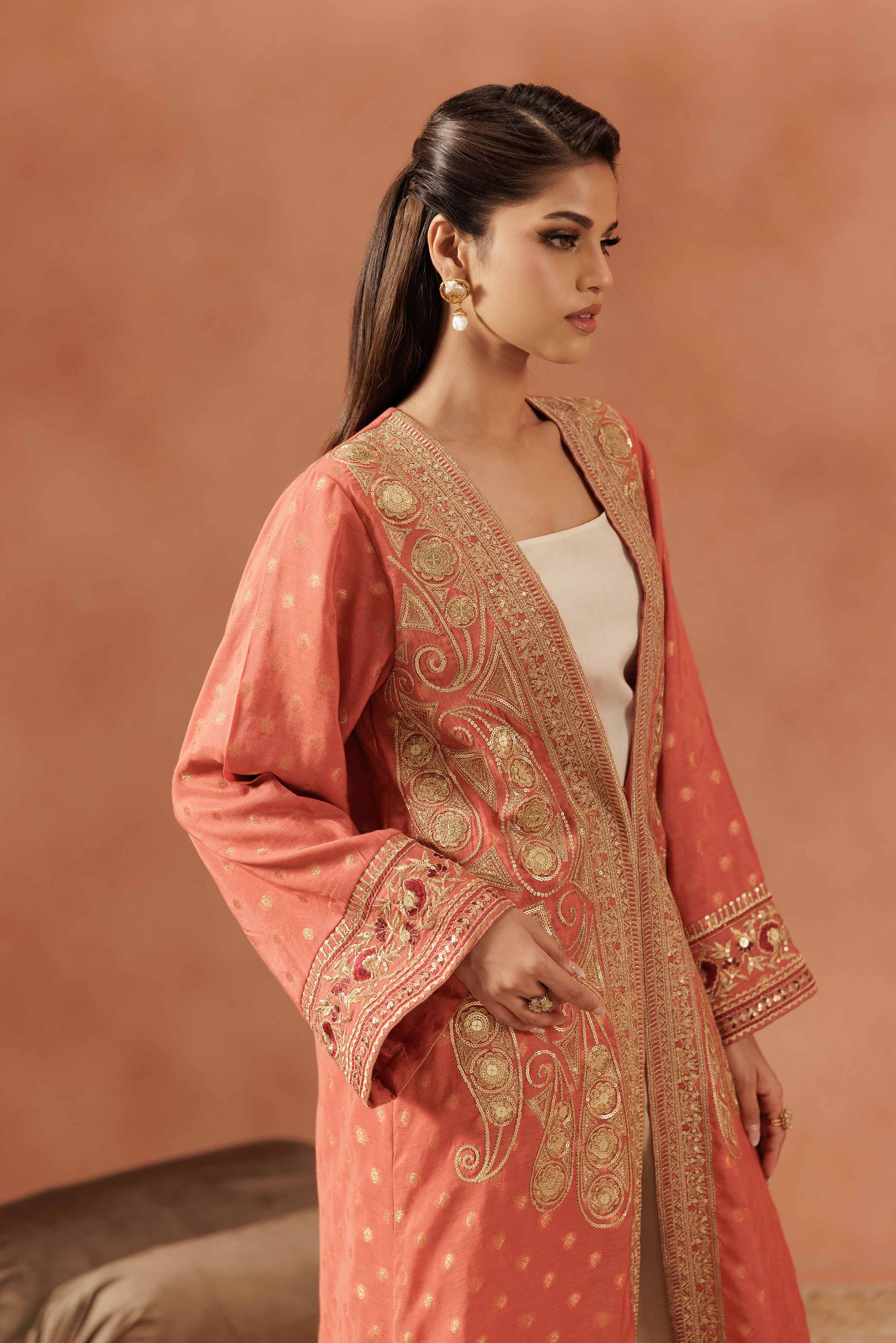 Embroidered Gown - FE25-65 - Image 12