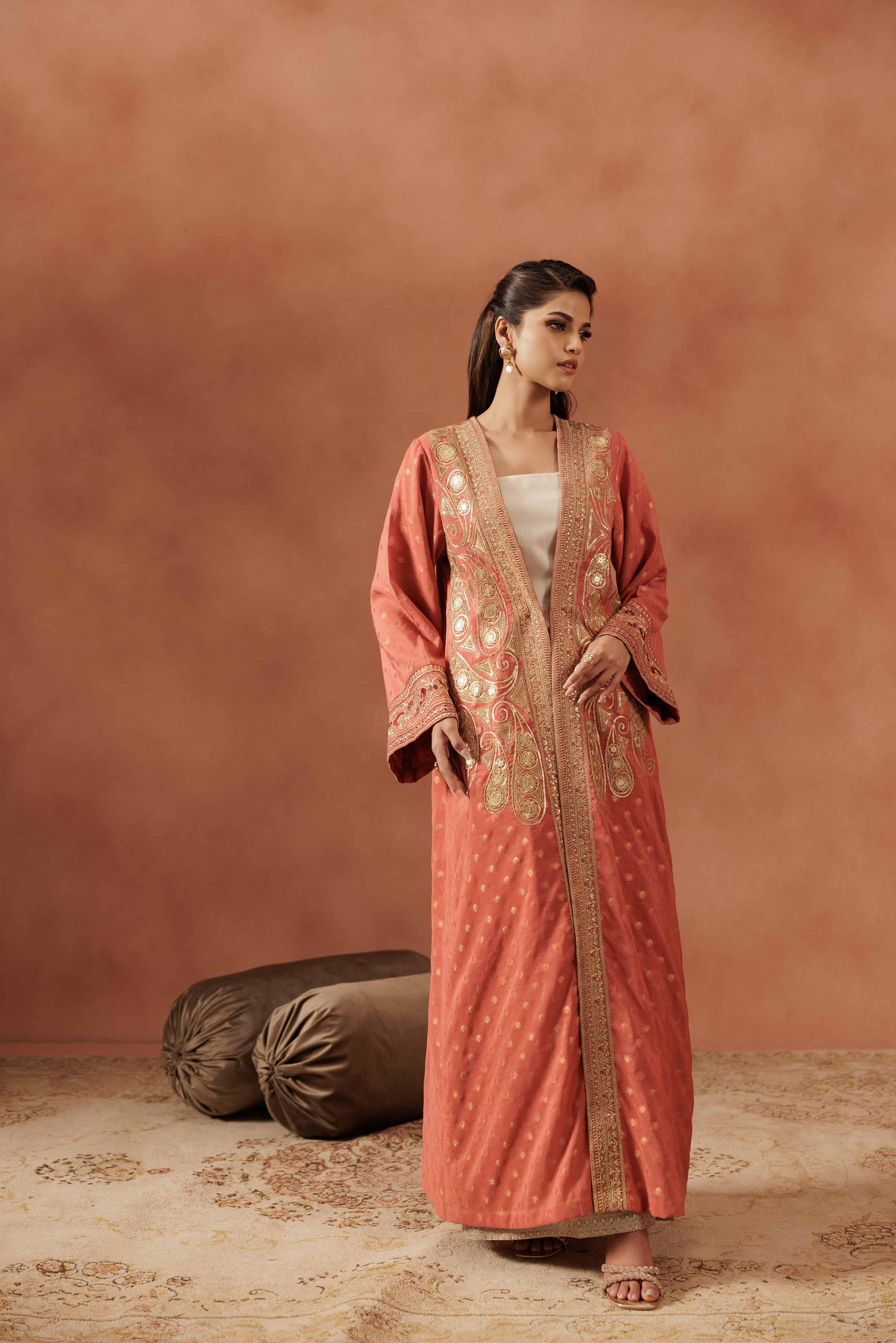 Embroidered Gown - FE25-65 - Image 9