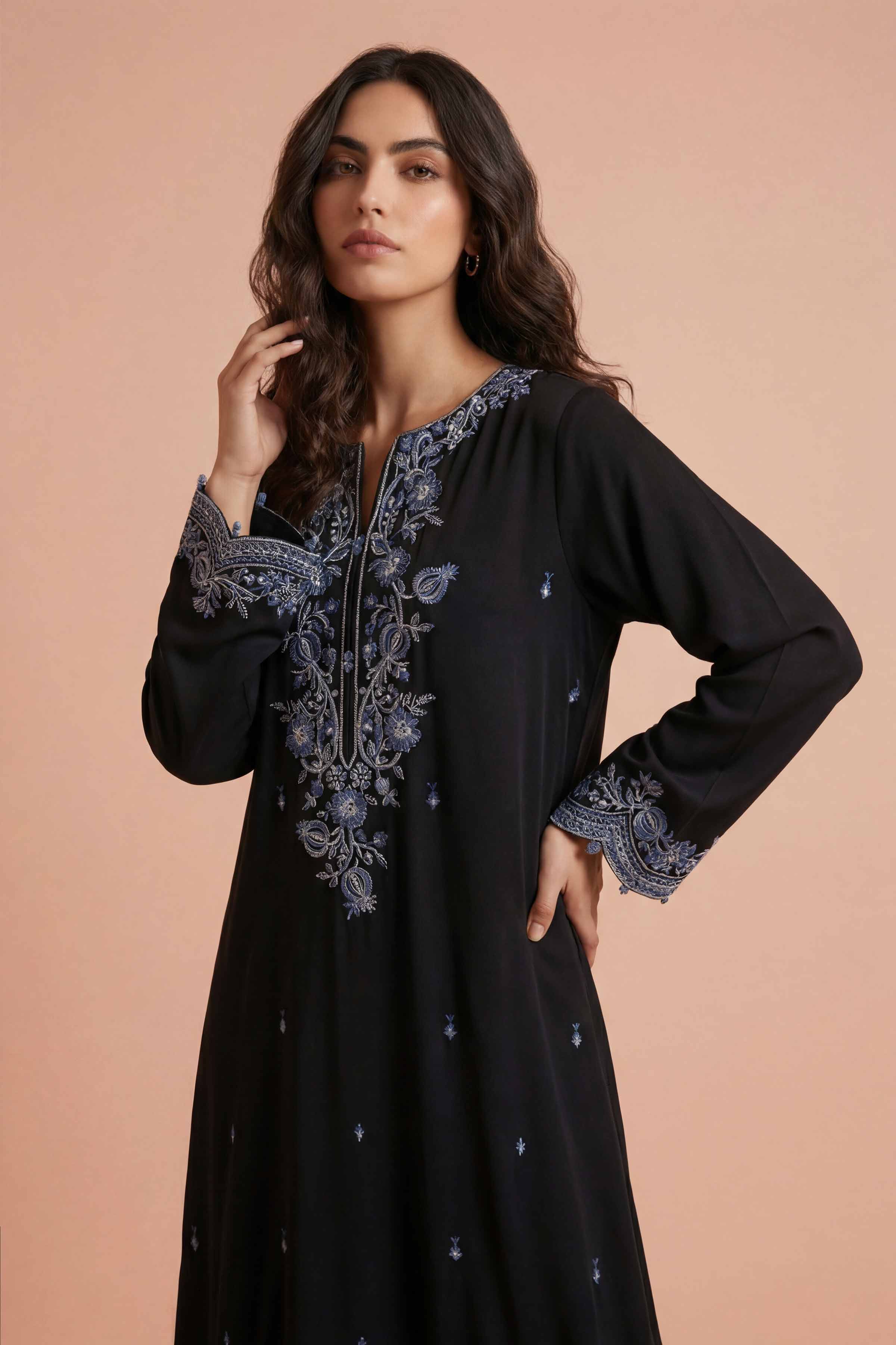 Embroidered Dress - FE26-01 - Image 2