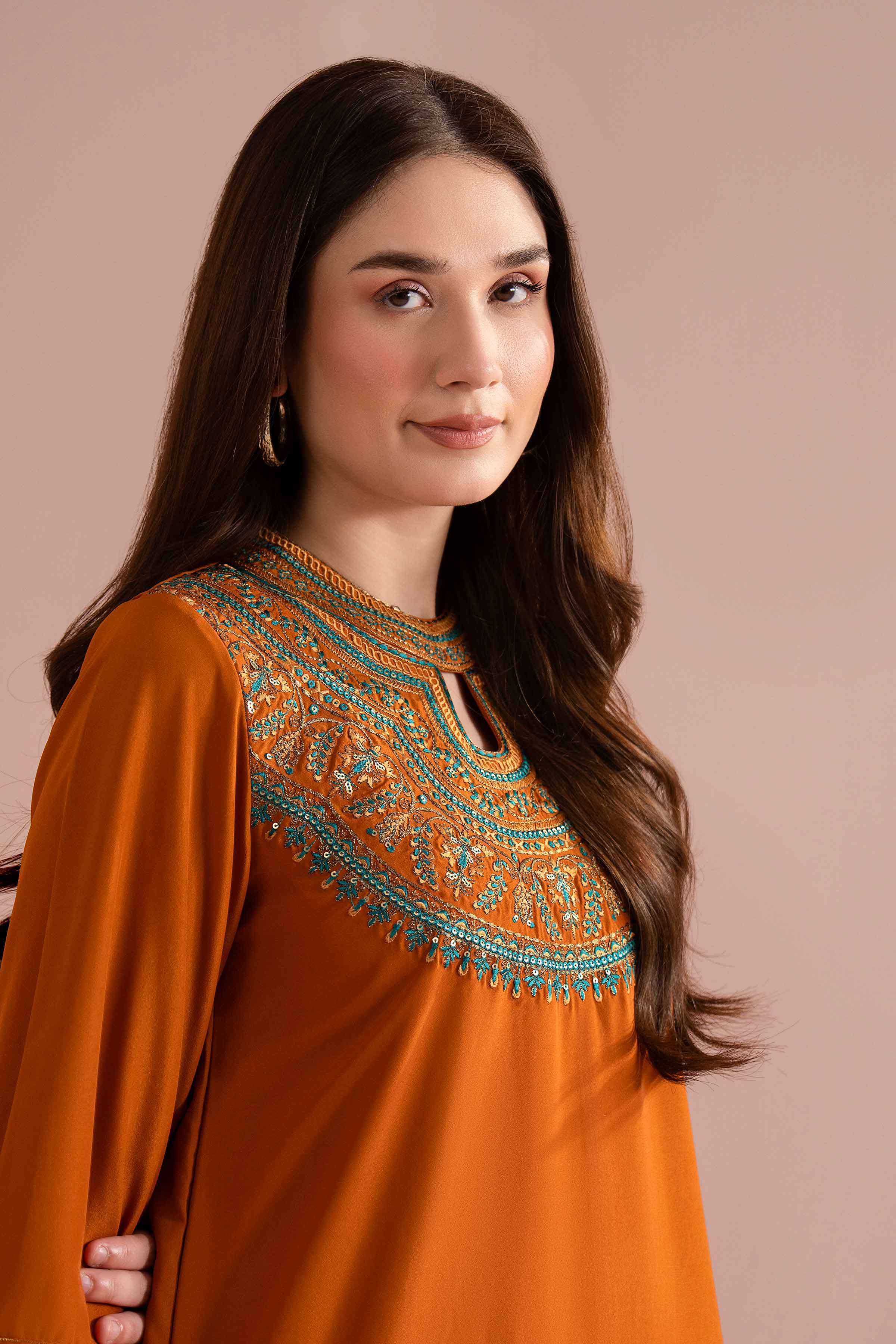 Embroidered Dress - FE26-05 - Image 6