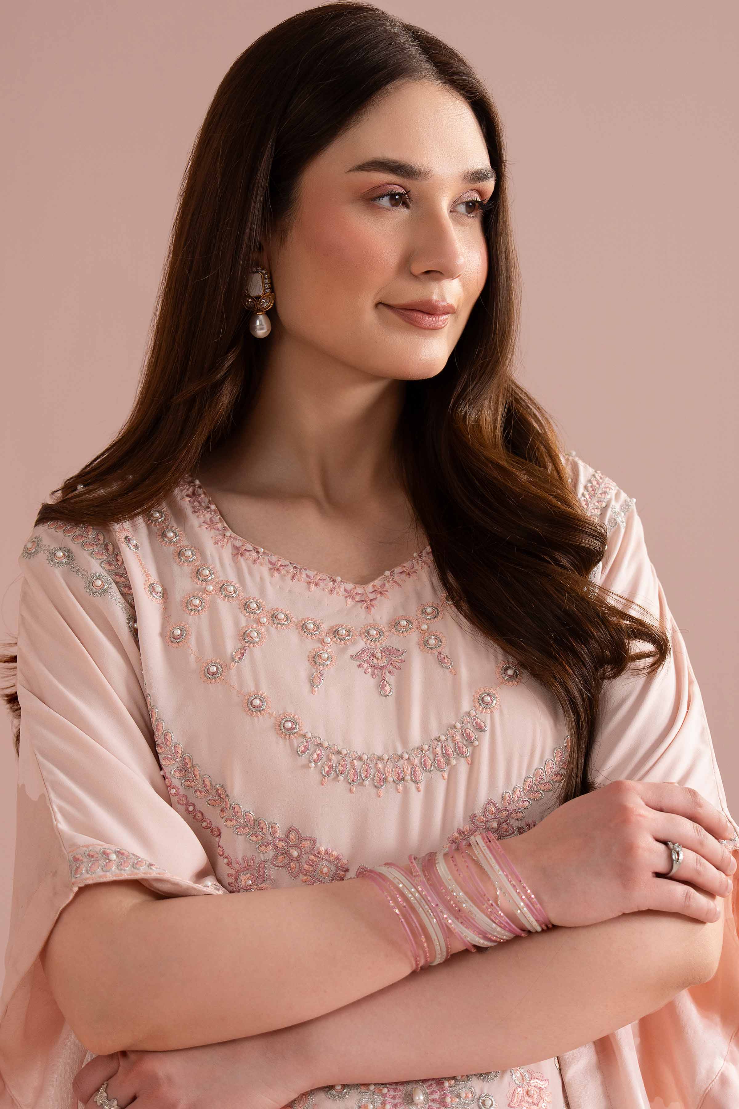 Embroidered Kaftan - FE26-10 - Image 5