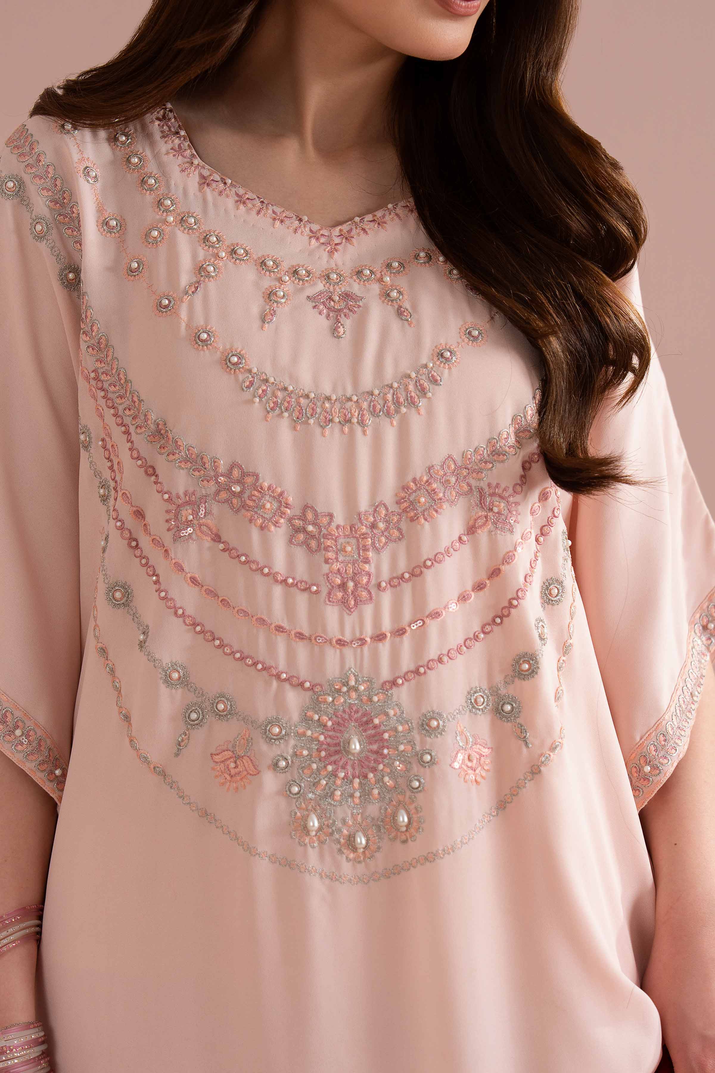 Embroidered Kaftan - FE26-10 - Image 6