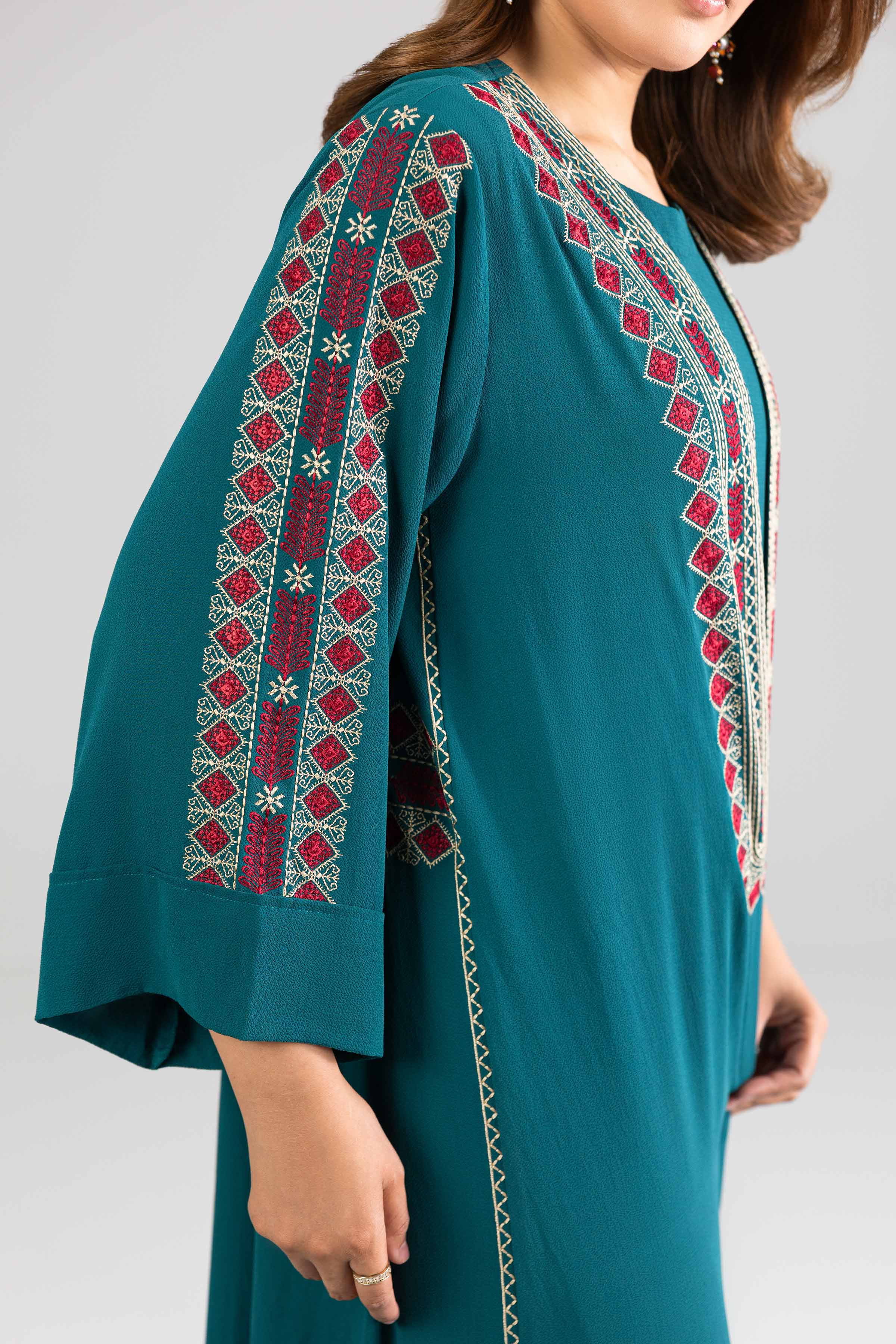 2 Piece - Embroidered Suit - FE26-130 - Image 7