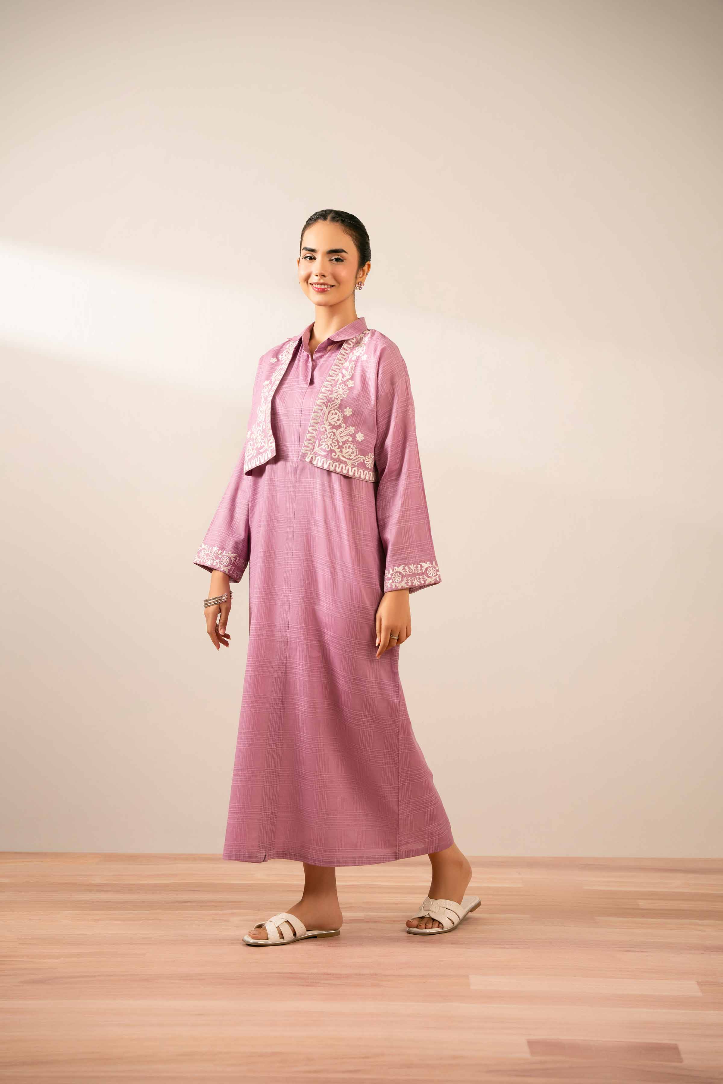 2 Piece - Embroidered Suit - FS25-37 - Image 7