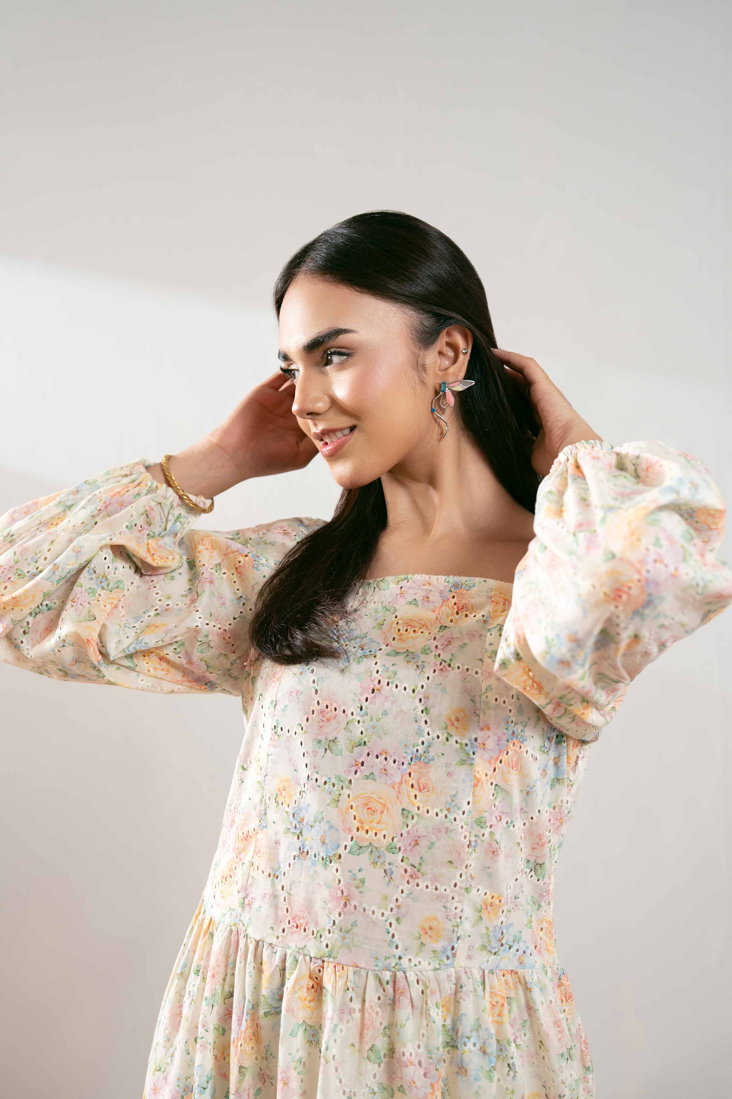 Printed Dress -  FS25-42 - Image 7