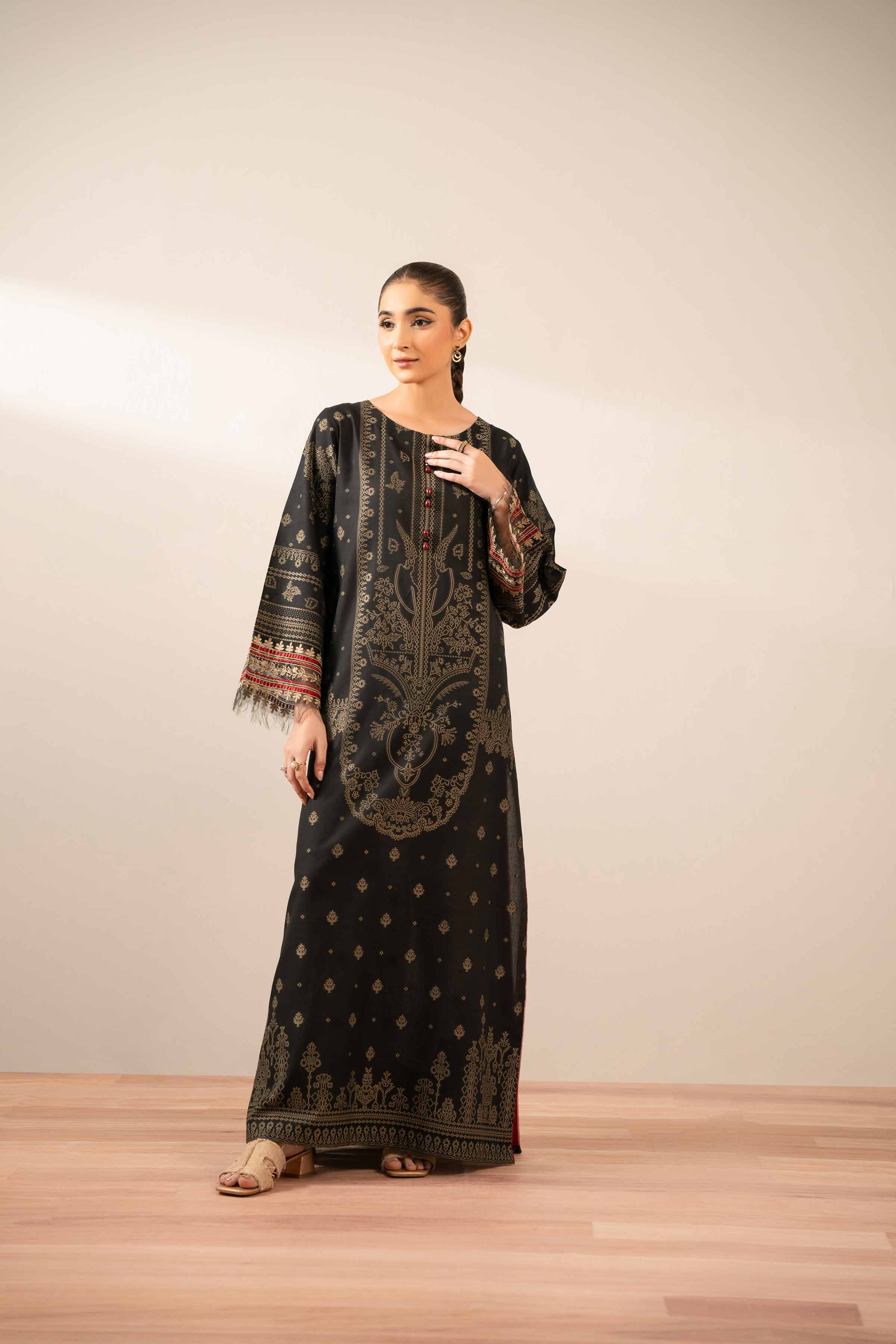 Printed Embroidered Shirt - FS25-44 - Image 10