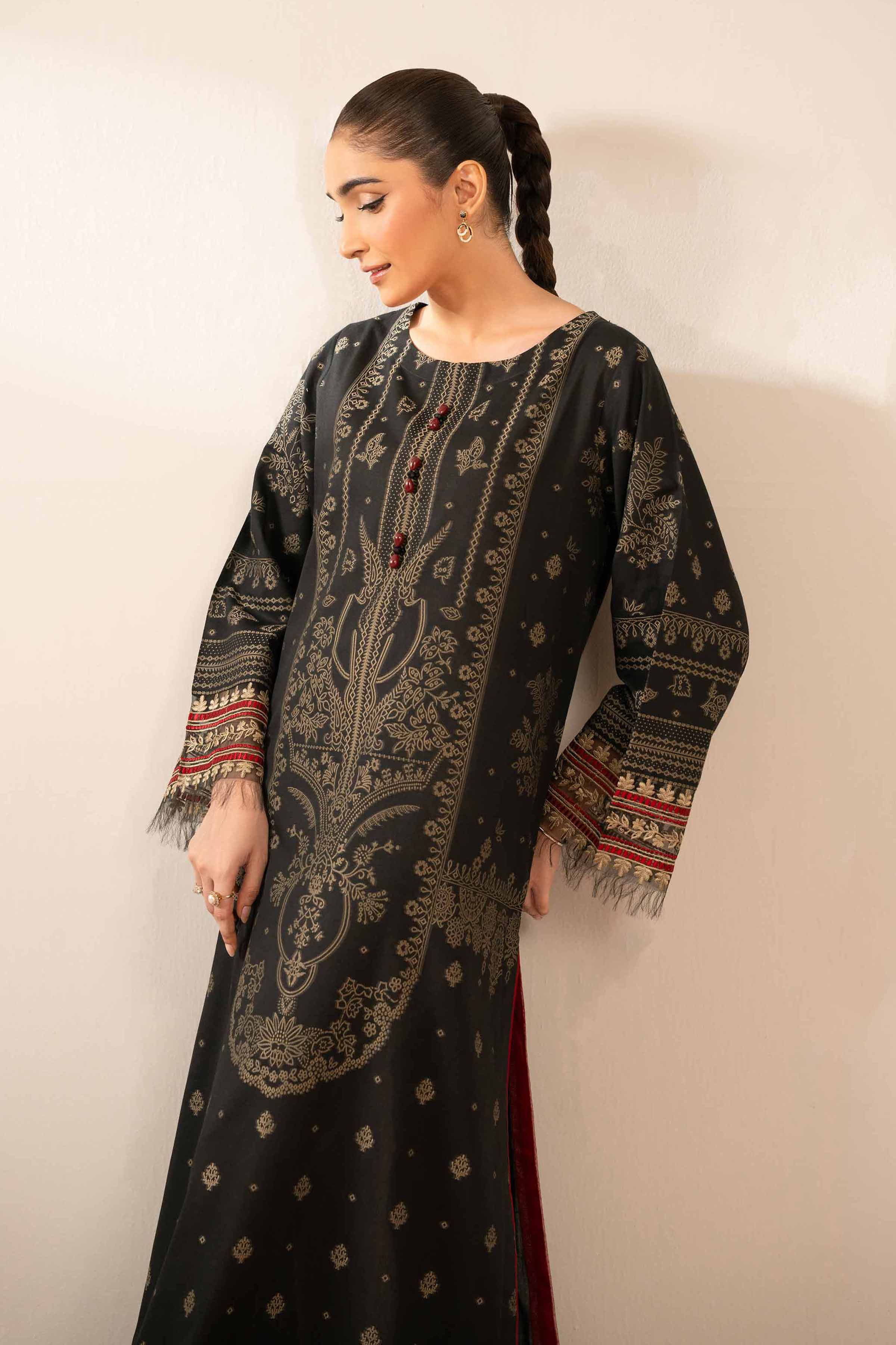 Printed Embroidered Shirt - FS25-44 - Image 2