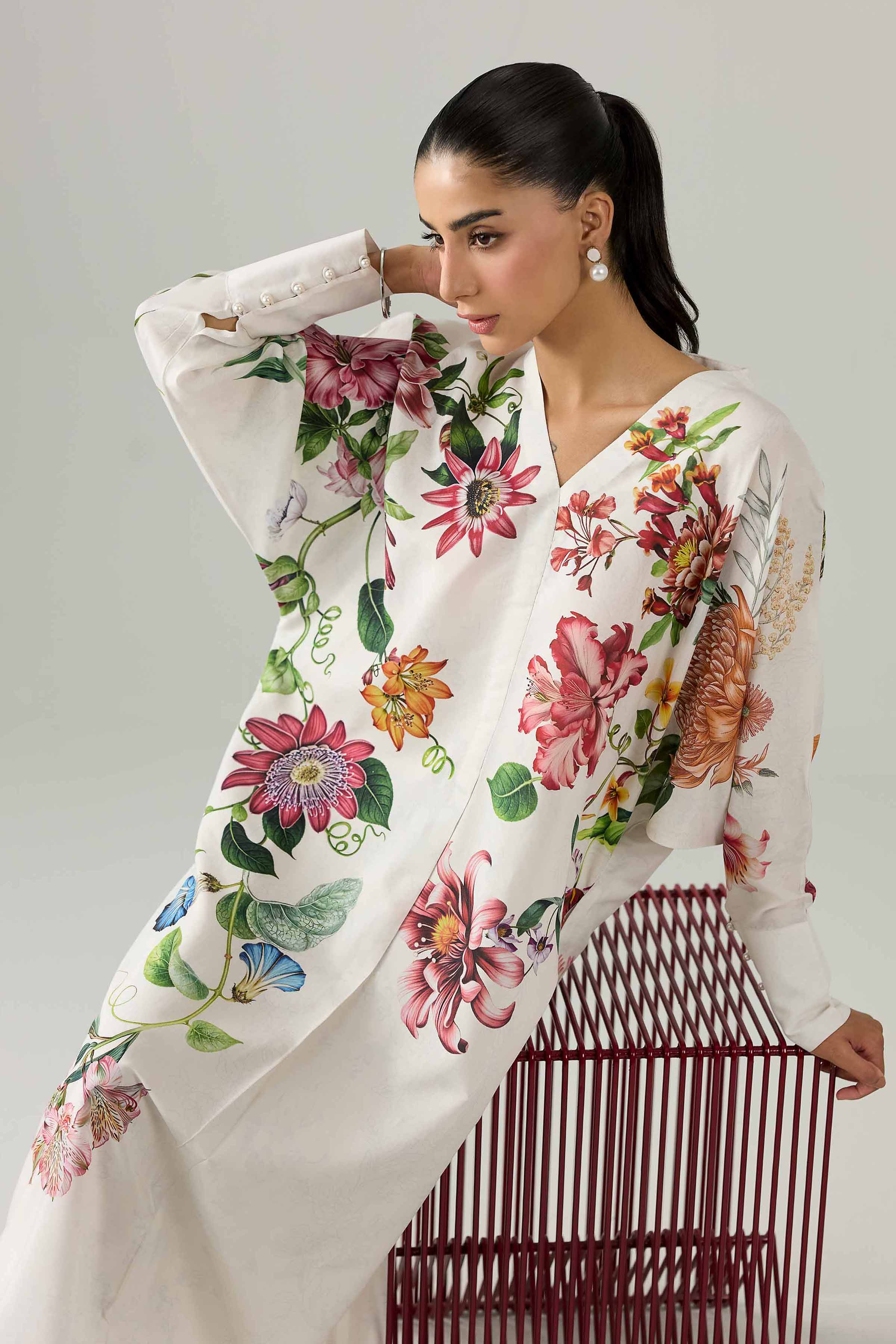 Printed Dress - FS26-25 - Image 7