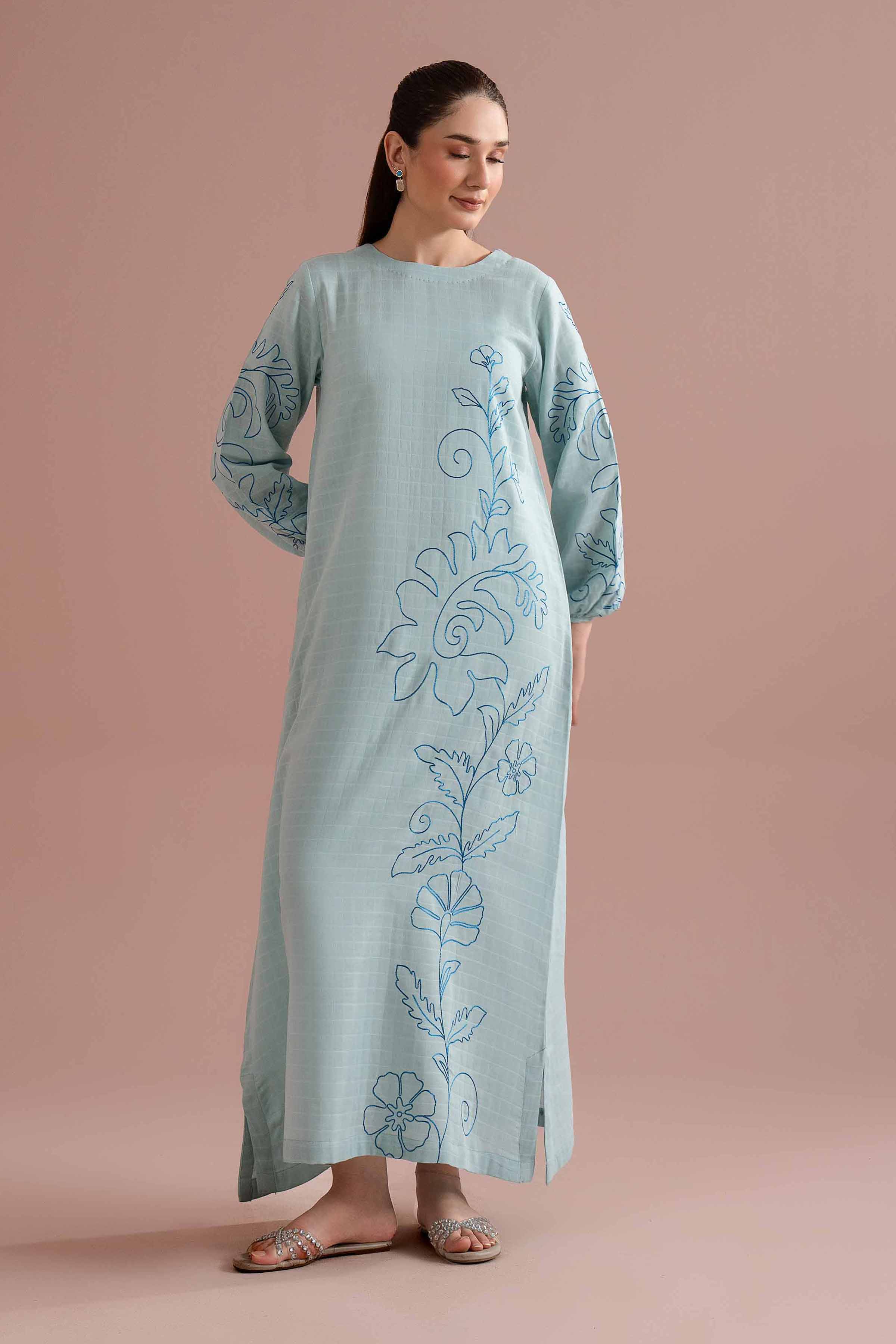 Embroidered Dress - FS26-31 - Image 3