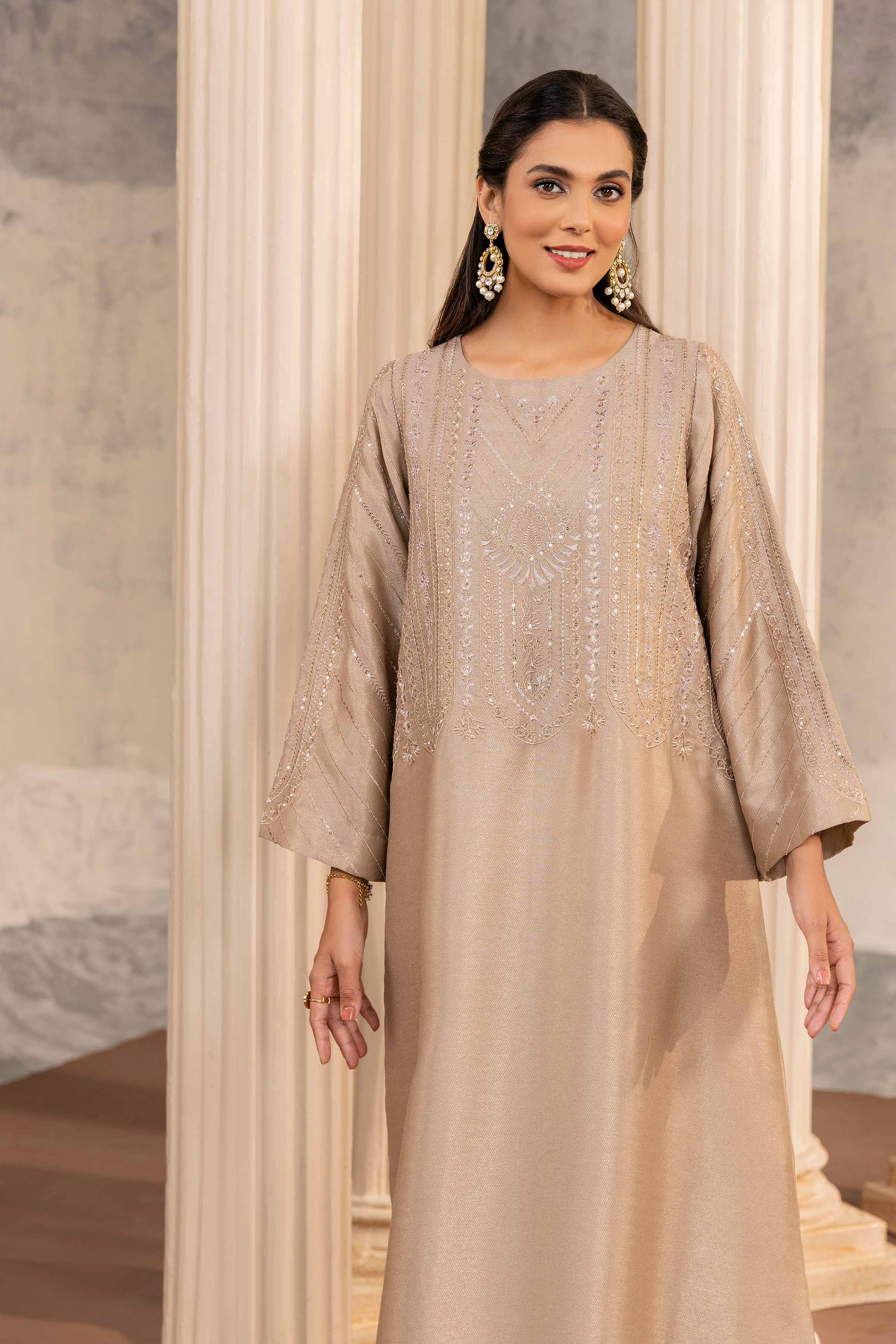 Embroidered Long Dress - FW23-08 - Image 5