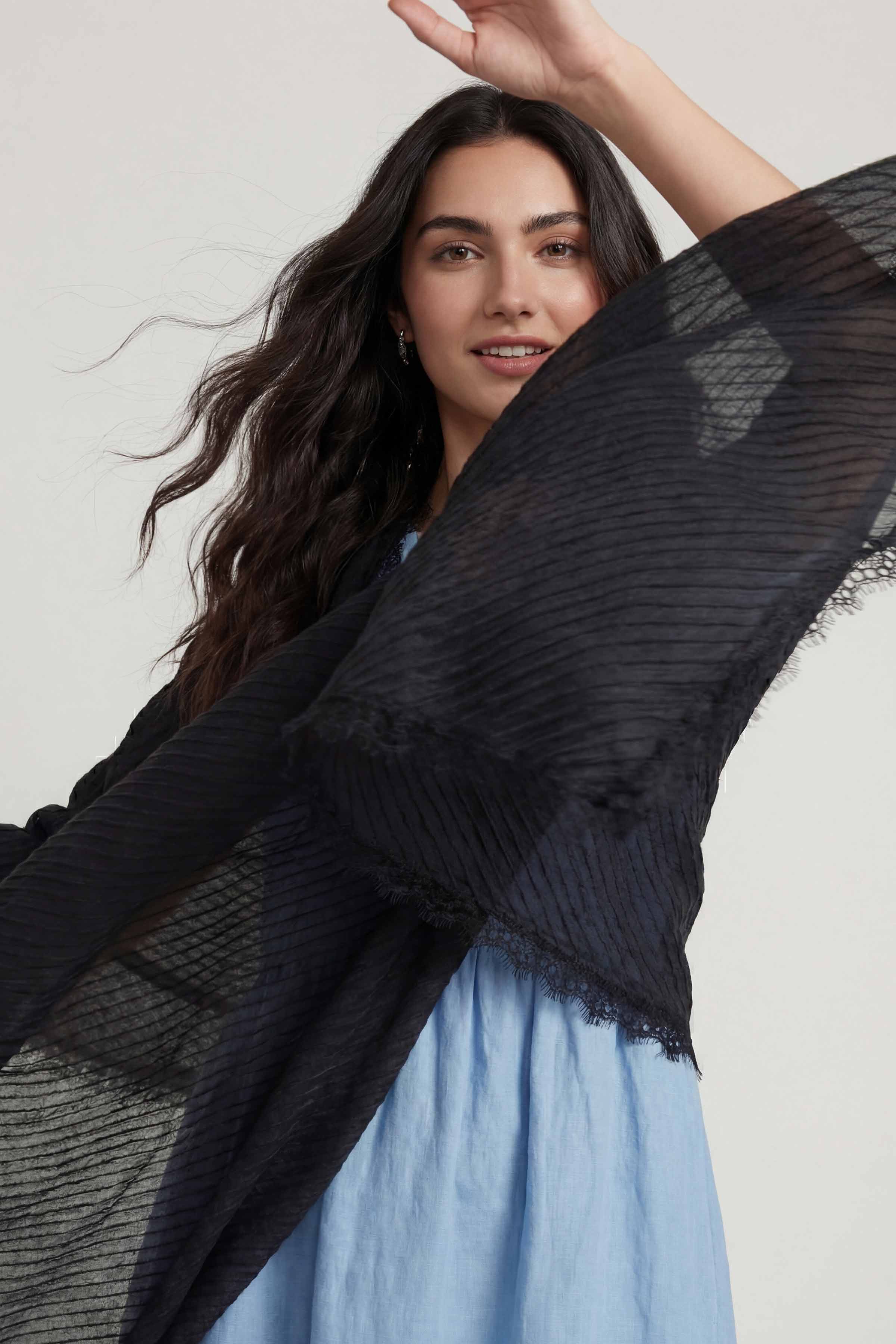 Black Women Scarf-447882103 - Image 4