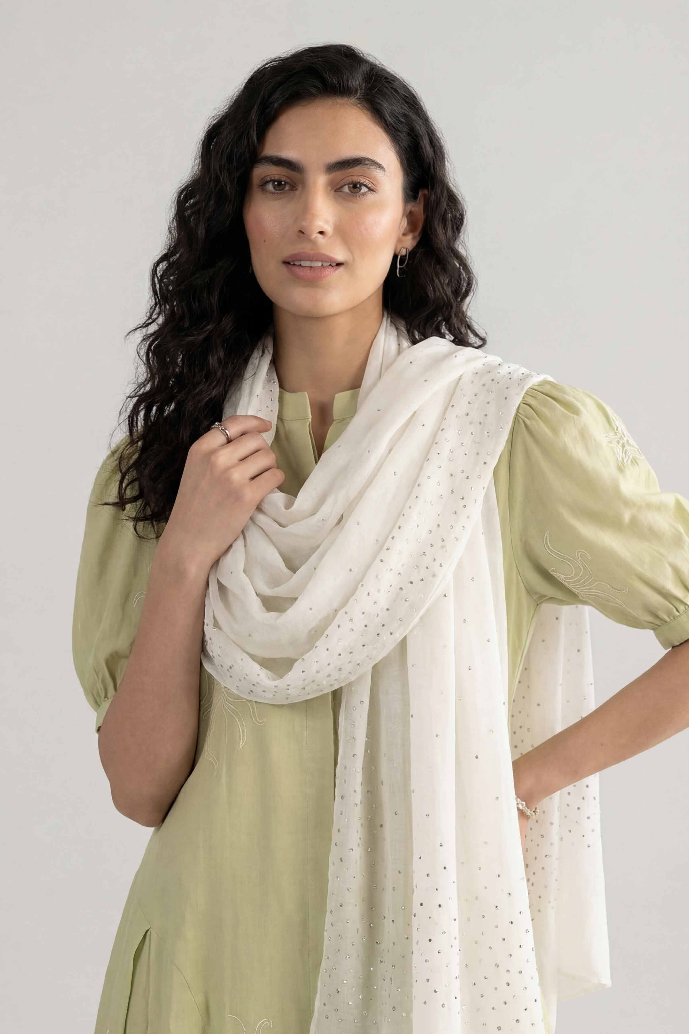Off White Women Scarf-447932107 - Image 5