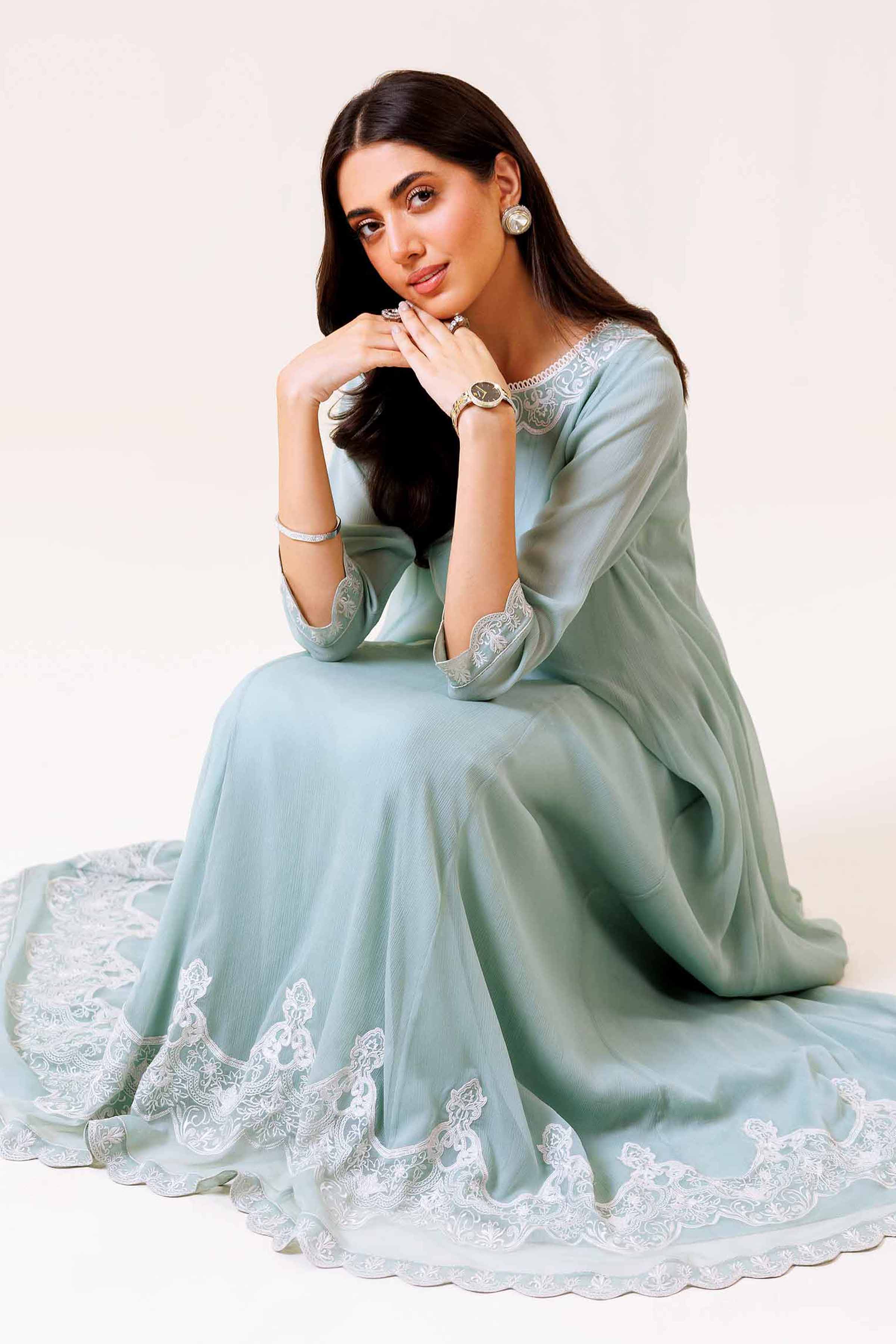 Embroidered Dress - KFE24-108 - Image 2