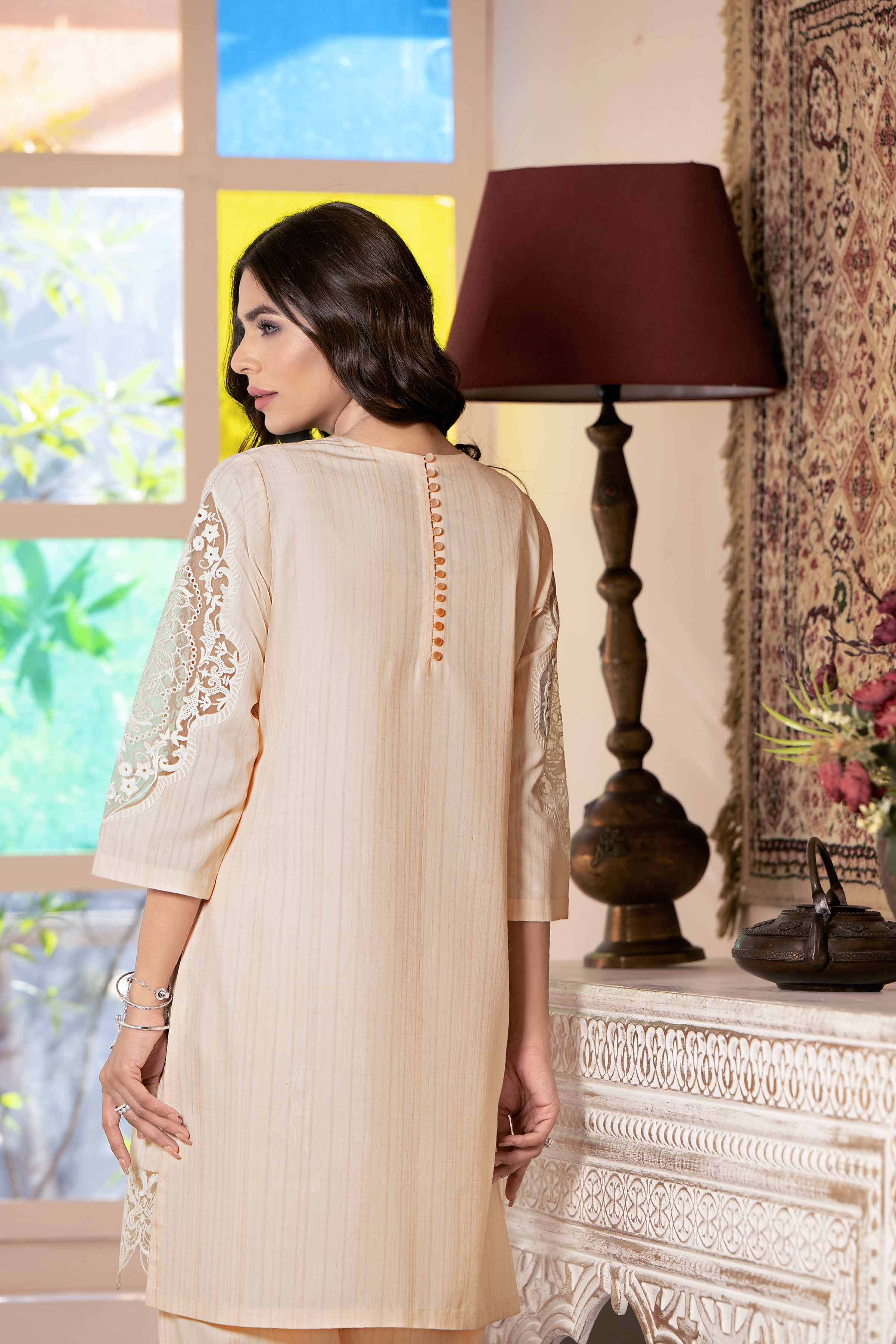 2 Piece - Embroidered Suit - KFE24-13 - Image 3