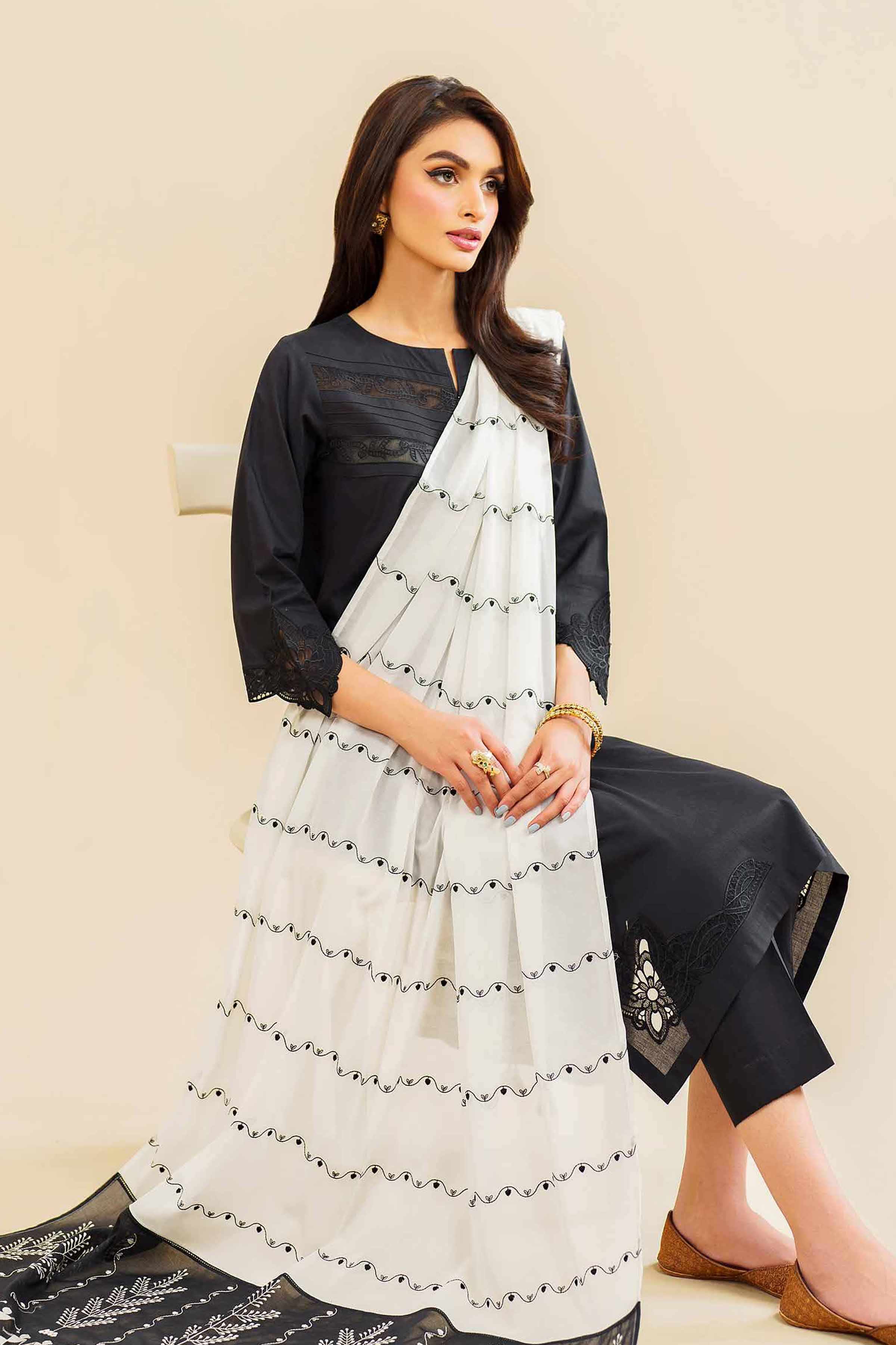 Embroidered Dupatta - KFE24-130 - Image 2