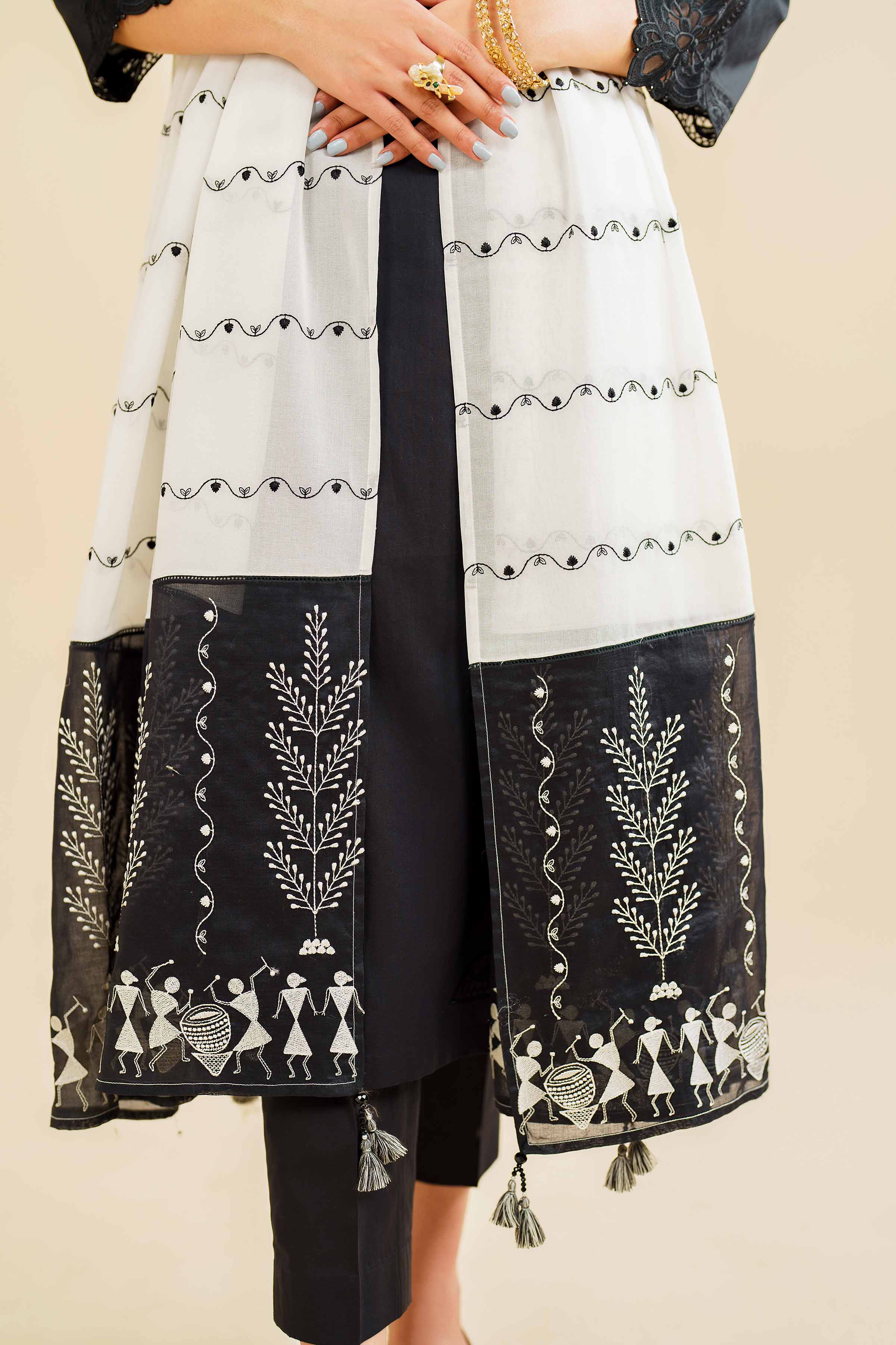Embroidered Dupatta - KFE24-130 - Image 8