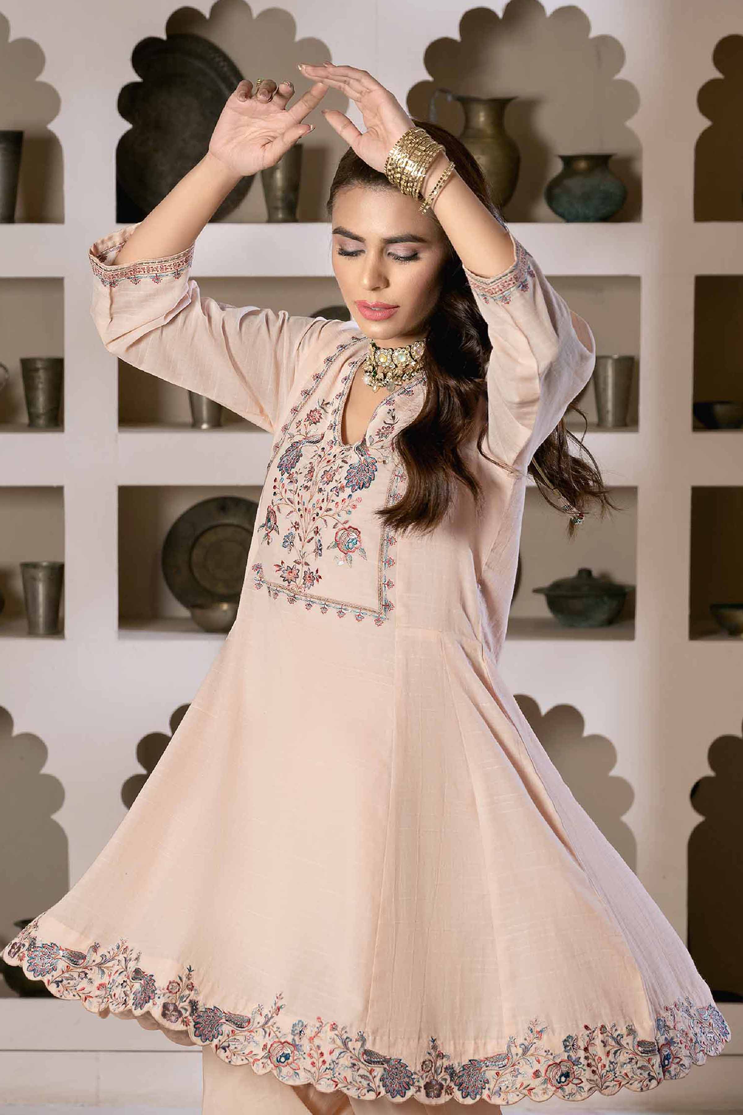 2 Piece - Embroidered Suit - KFE24-35 - Image 2