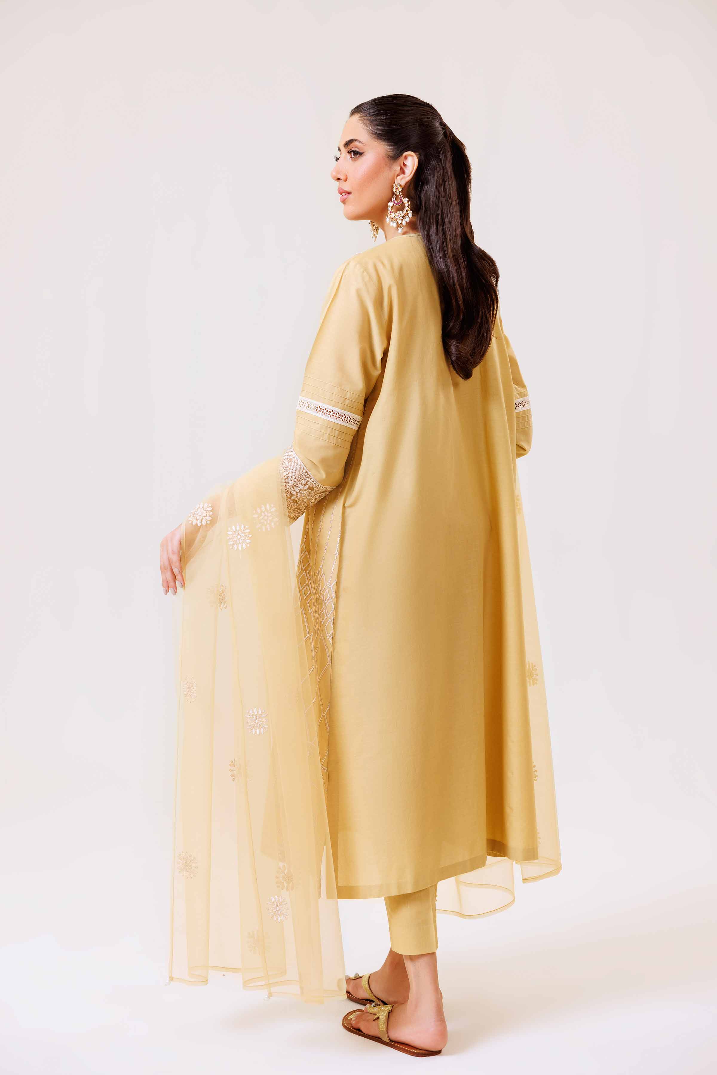 3 Piece - Embroidered Suit - KFE24-82 - Image 3