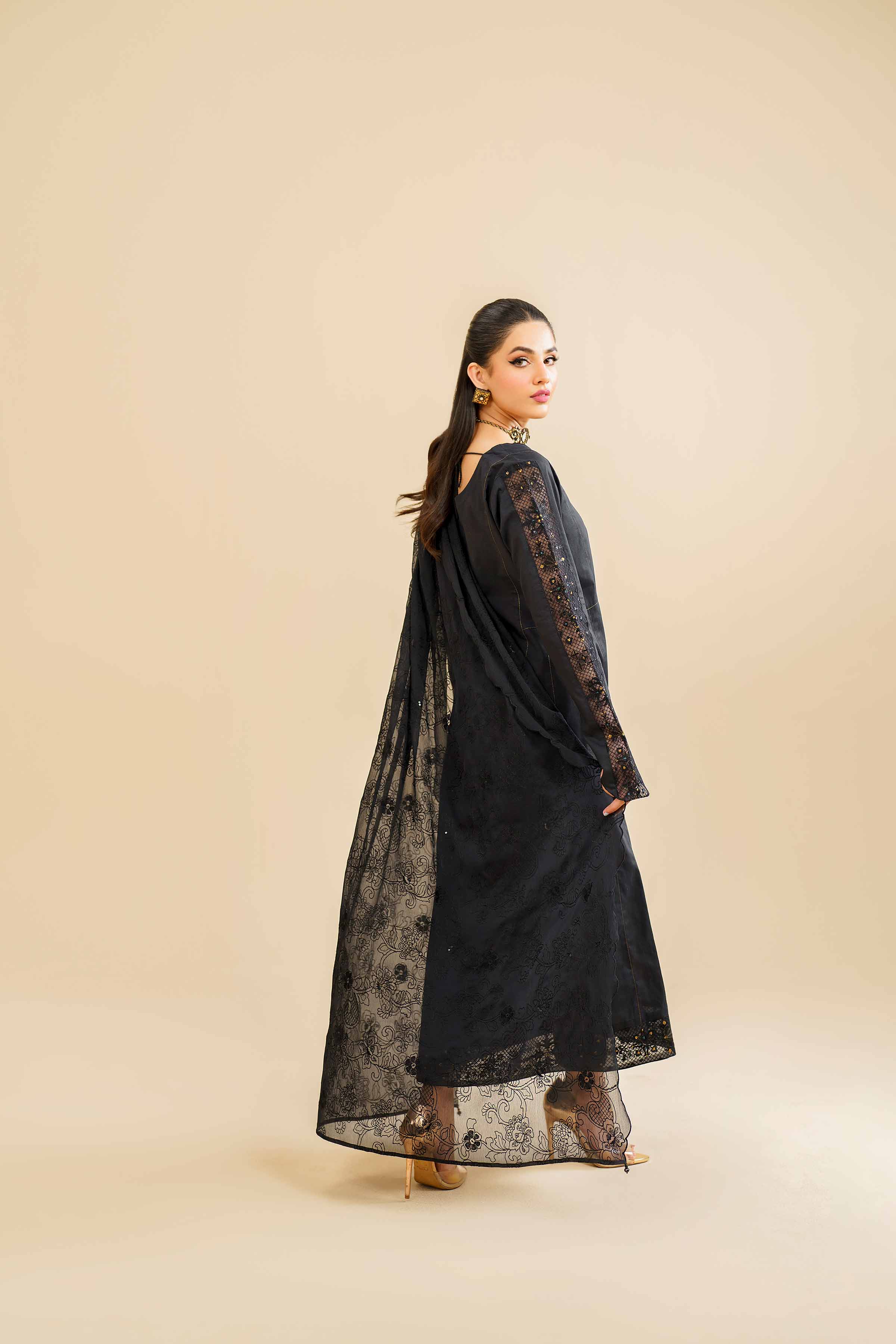 3 Piece - Embroidered Suit - KFE24-84 - Image 3