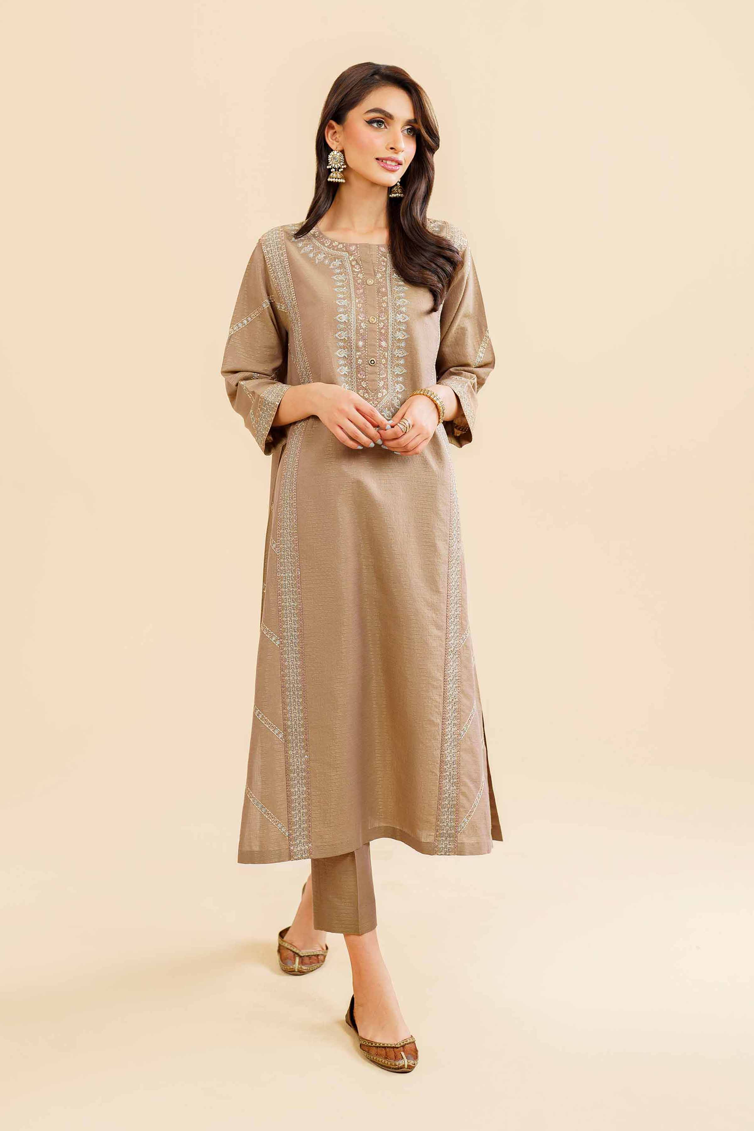 2 Piece - Embroidered Suit - KFE24-98 - Image 2