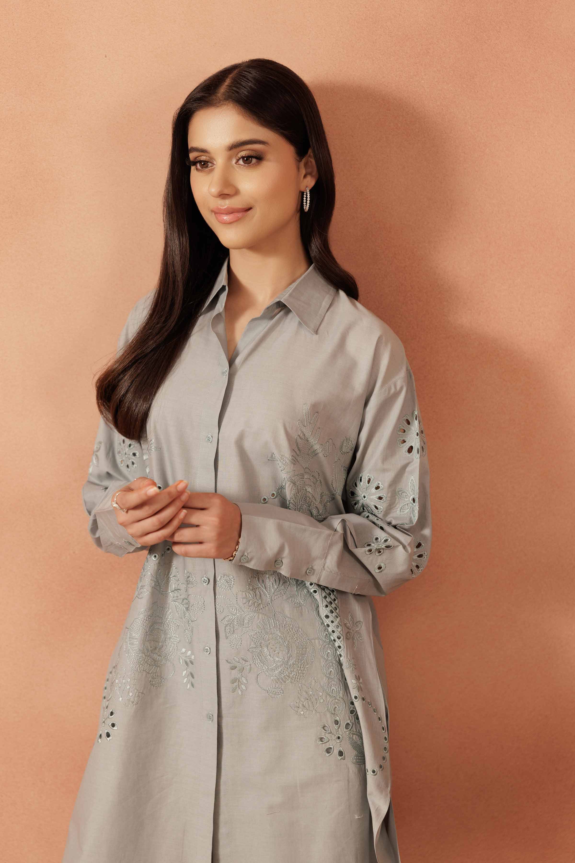2 Piece - Embroidered Suit - KFE25-111 - Image 6