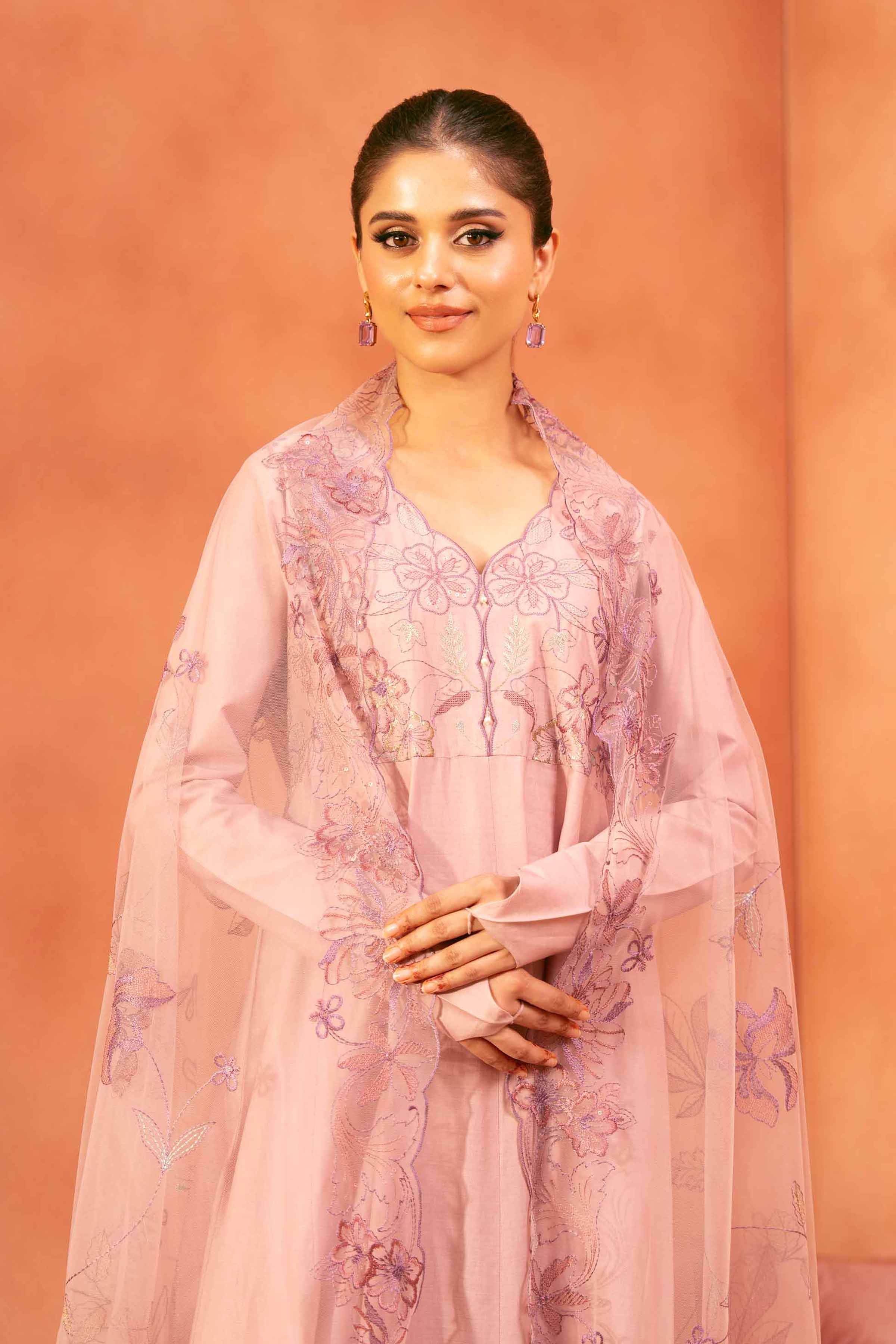 2 Piece - Embroidered Suit - KFE25-114