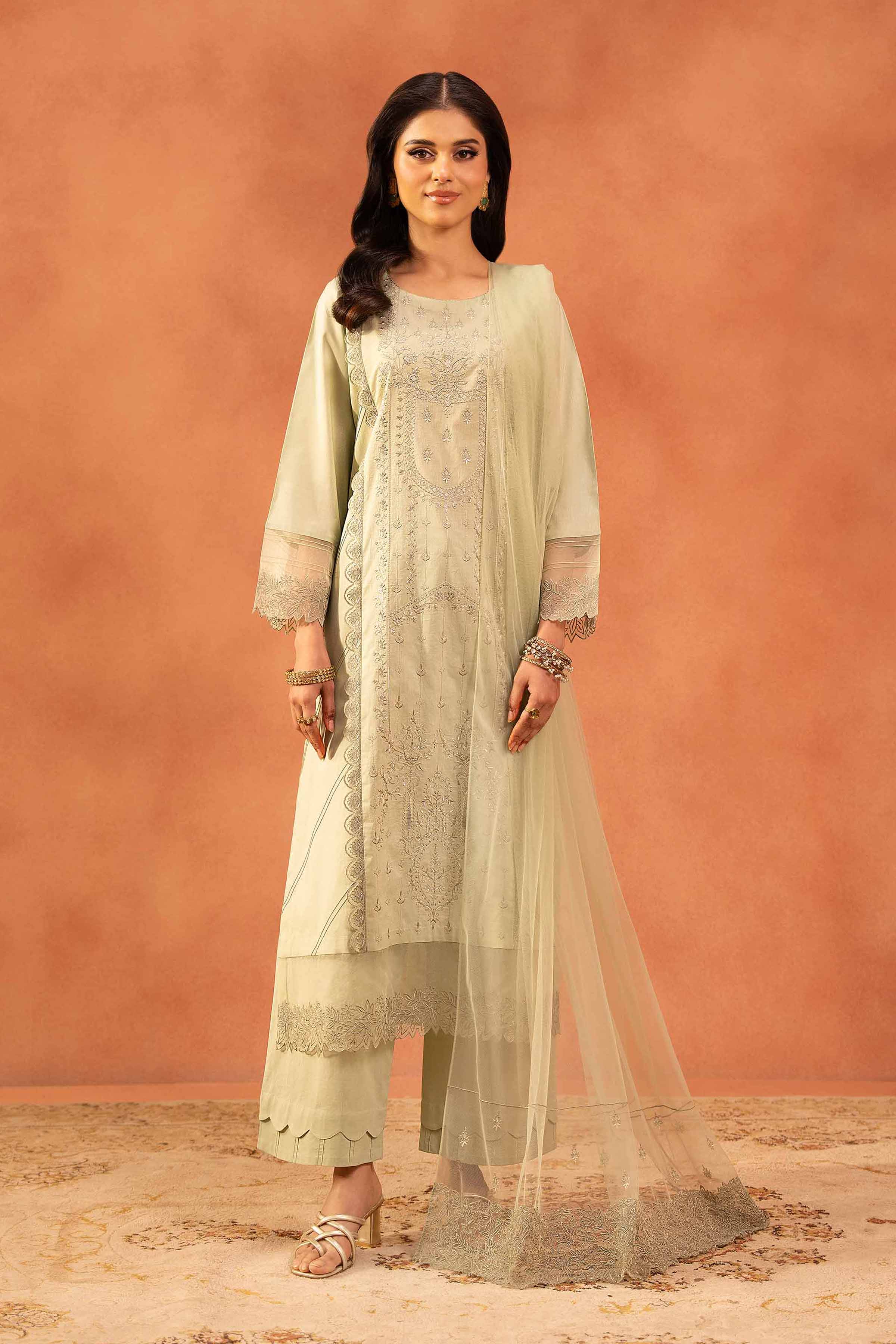 3 Piece - Embroidered Suit - KFE25-133 - Image 2