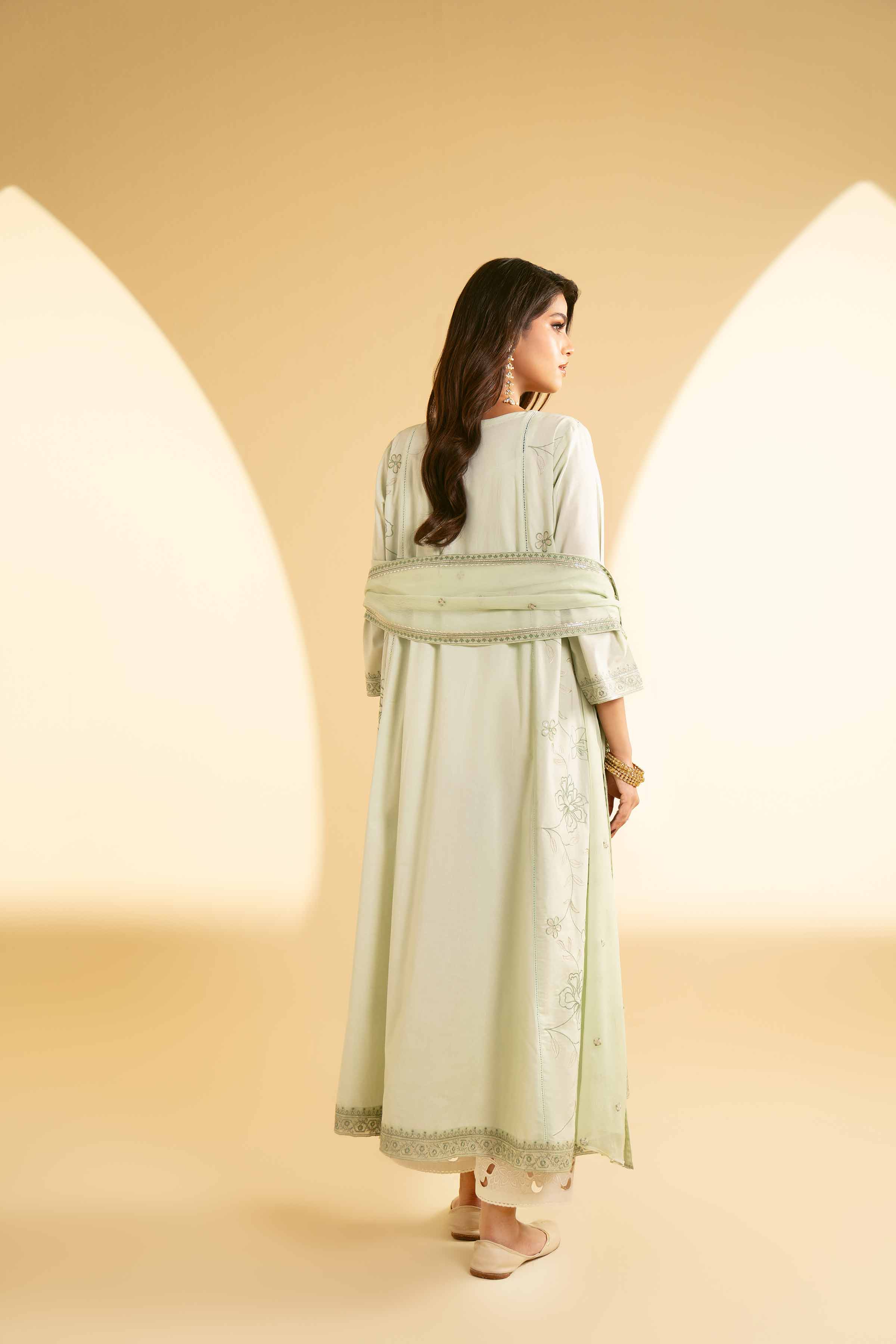 2 Piece - Embroidered Suit - KFE25-22 - Image 3