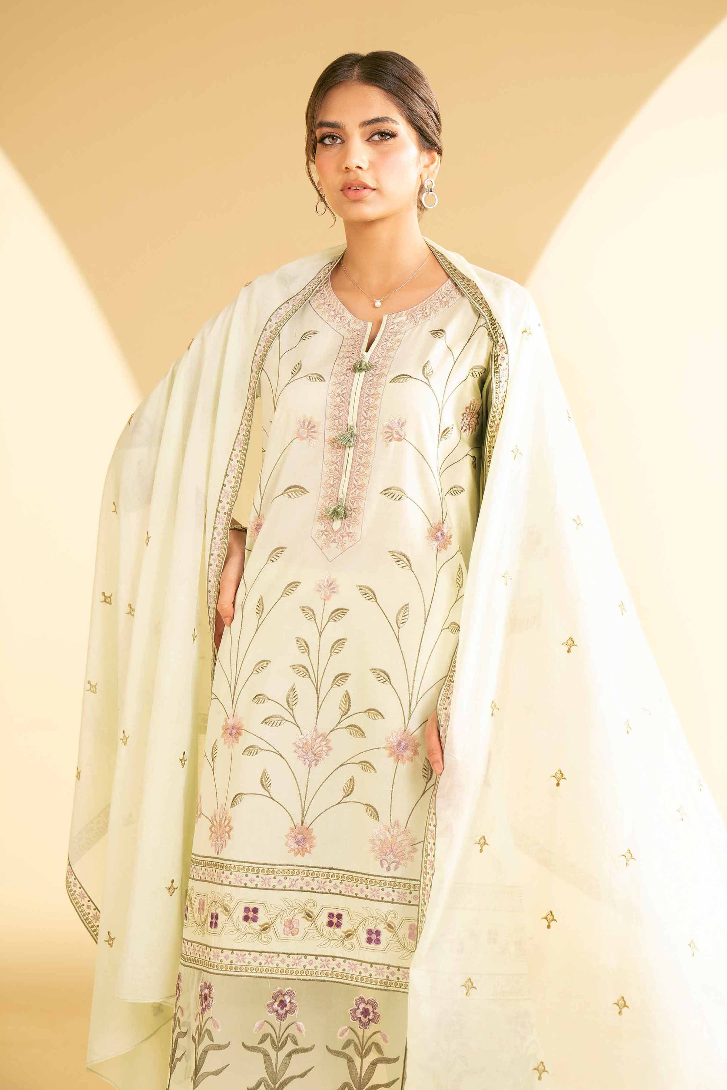 3 Piece - Embroidered Suit - KFE25-30 - Image 2