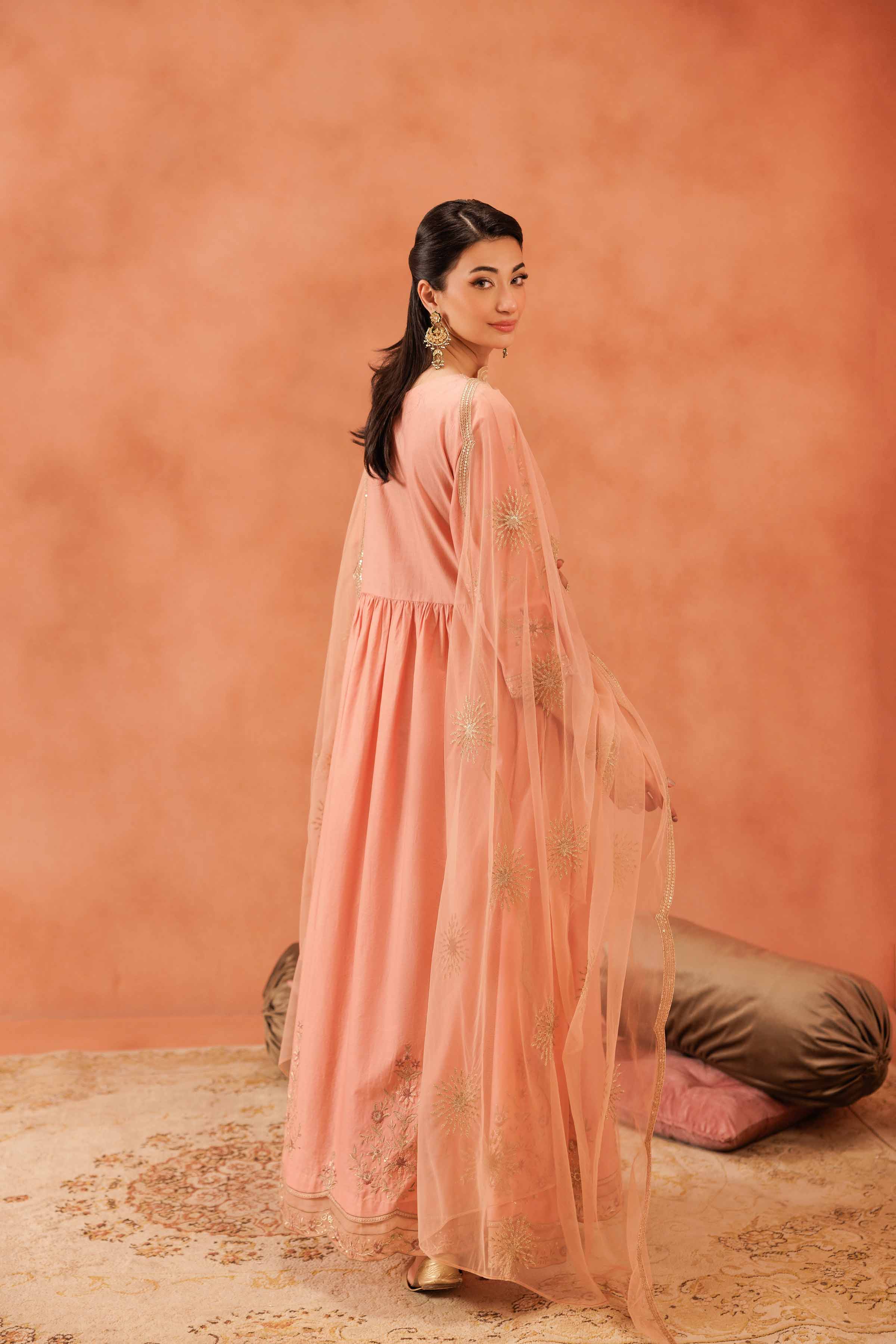 2 Piece - Embroidered Suit - KFE25-36 - Image 3