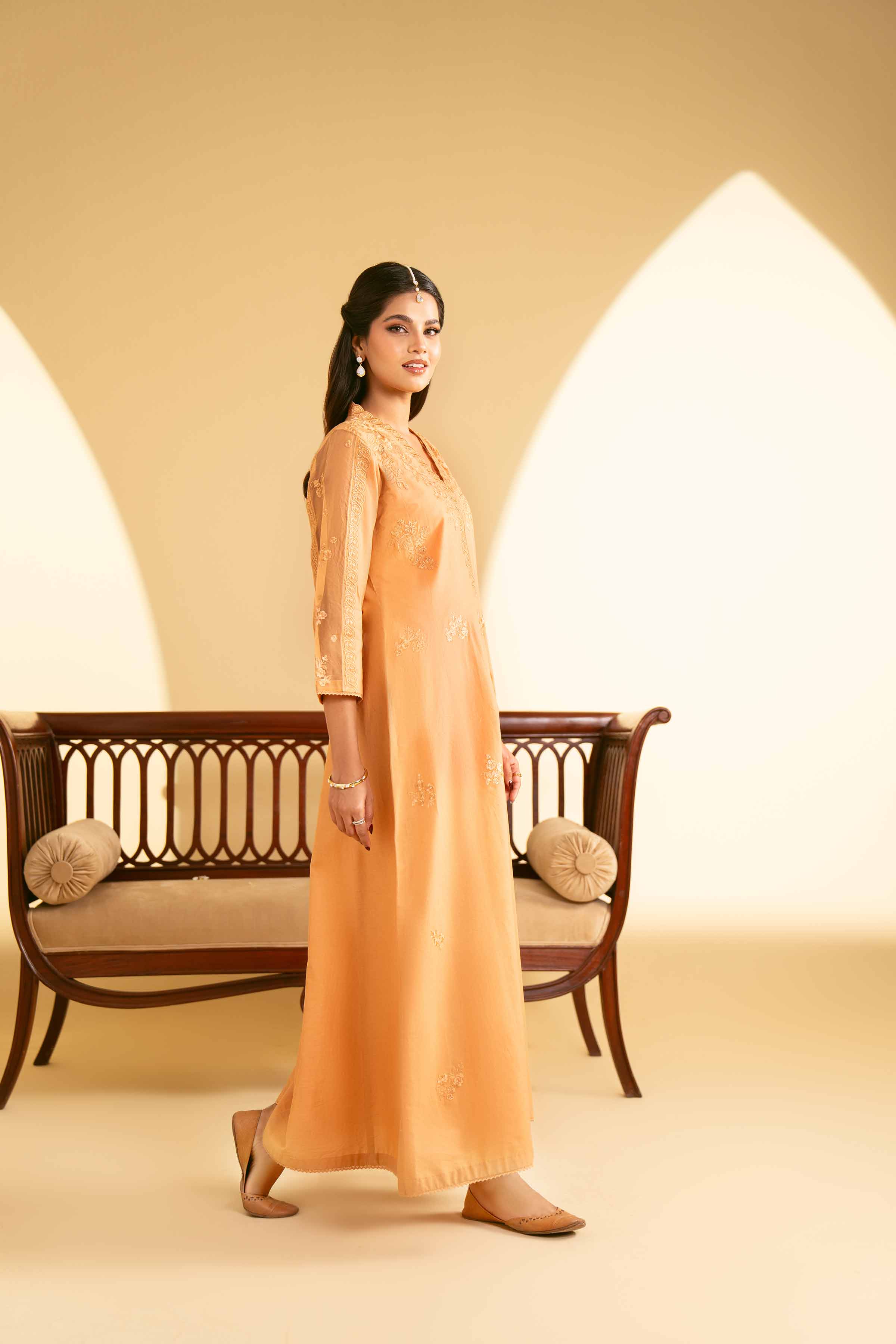 Embroidered Dress - KFE25-37 - Image 4