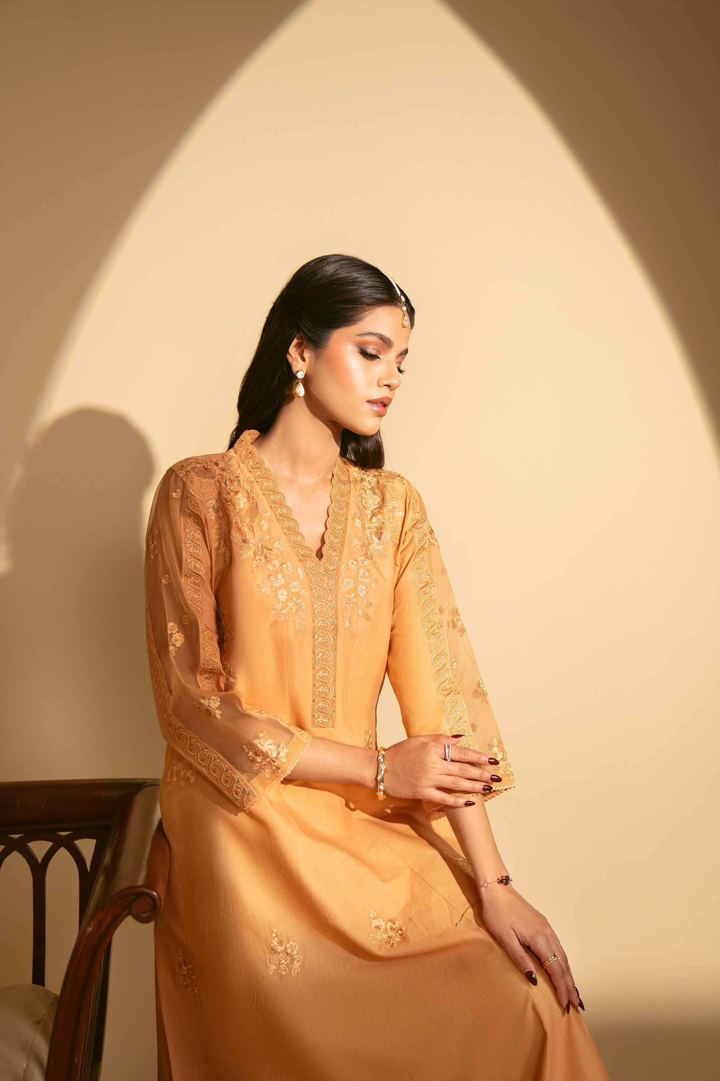 Embroidered Dress - KFE25-37 - Image 5