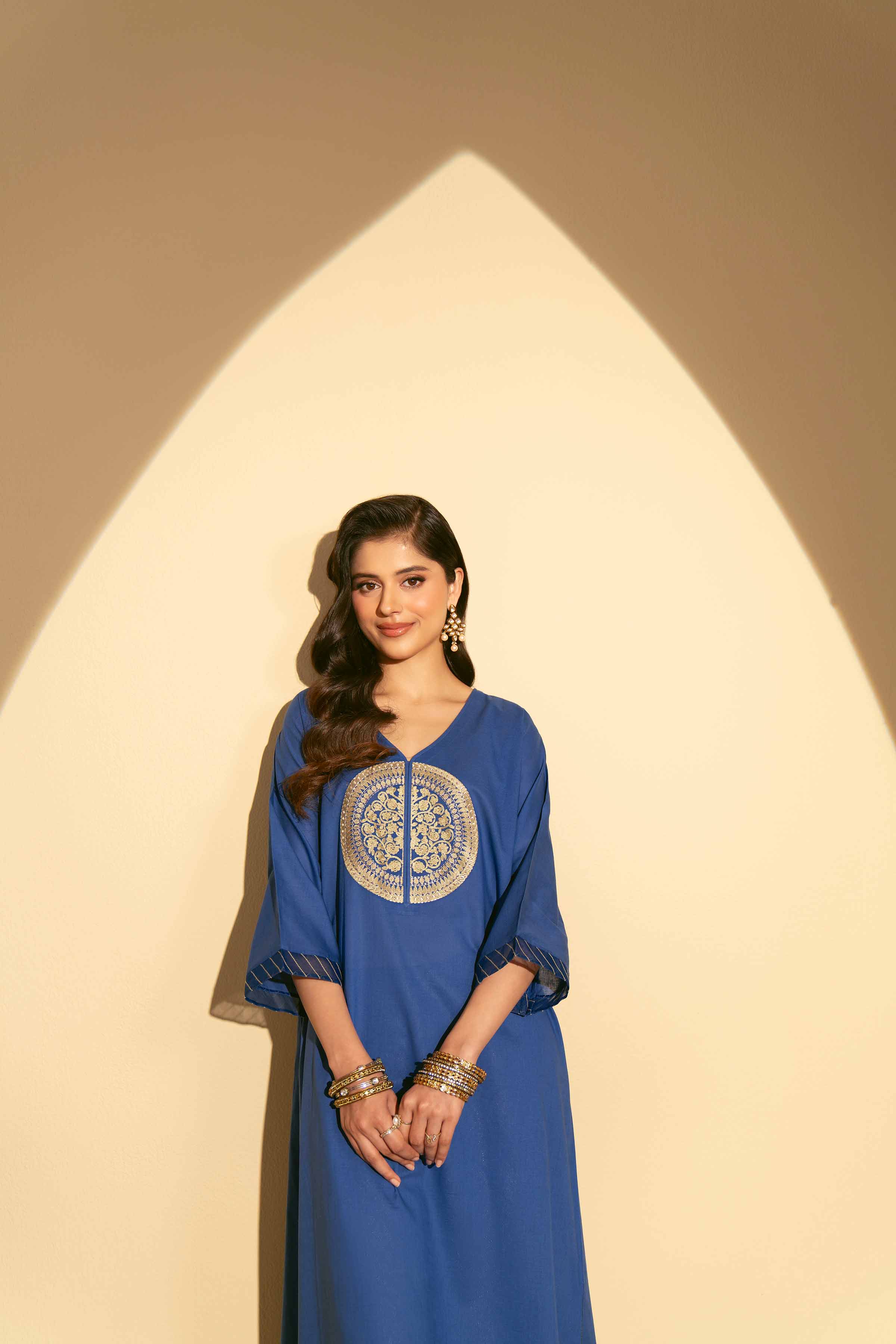 2 Piece - Embroidered Suit - KFE25-66 - Image 4