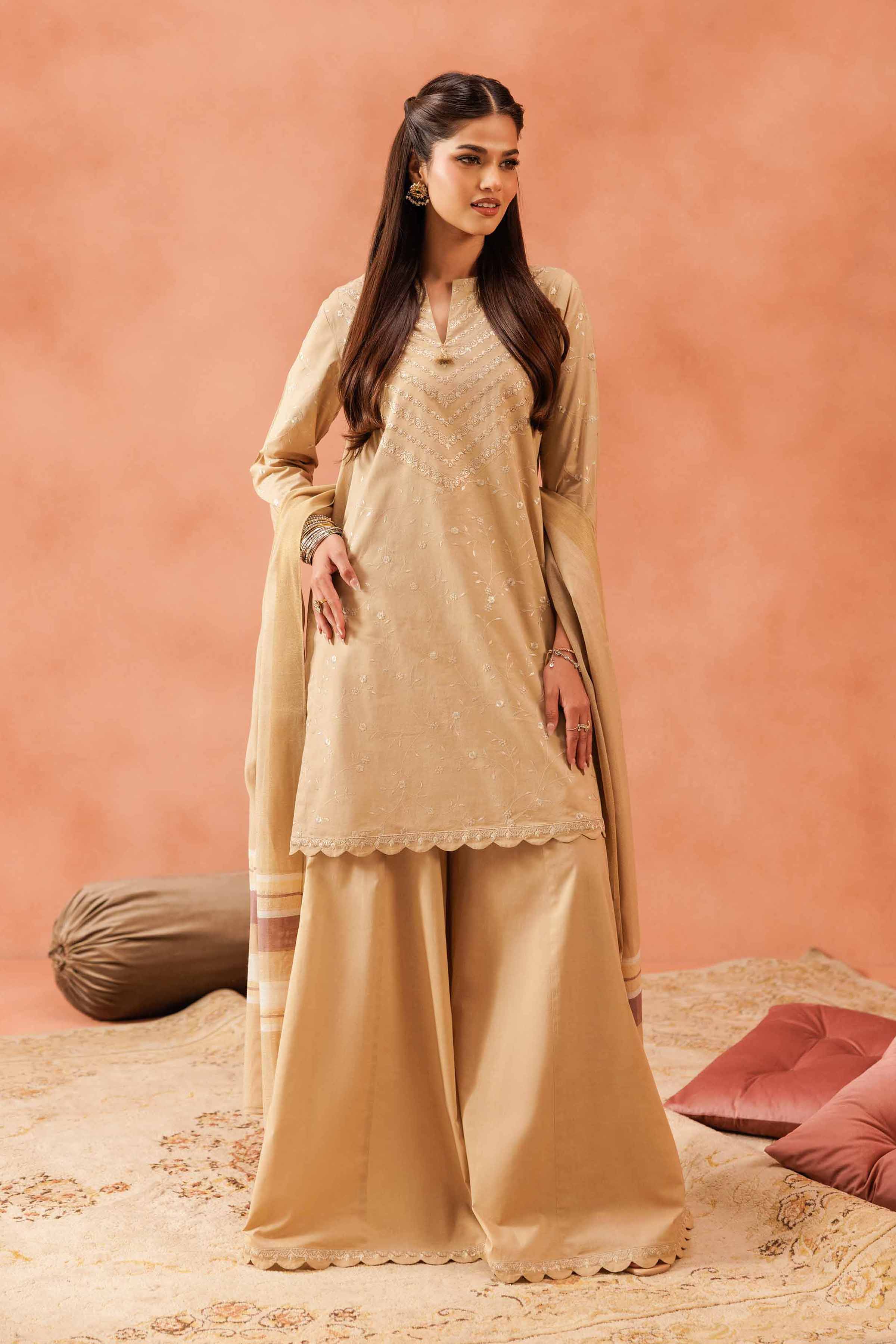 3 Piece - Embroidered Suit - KFE25-85 - Image 2