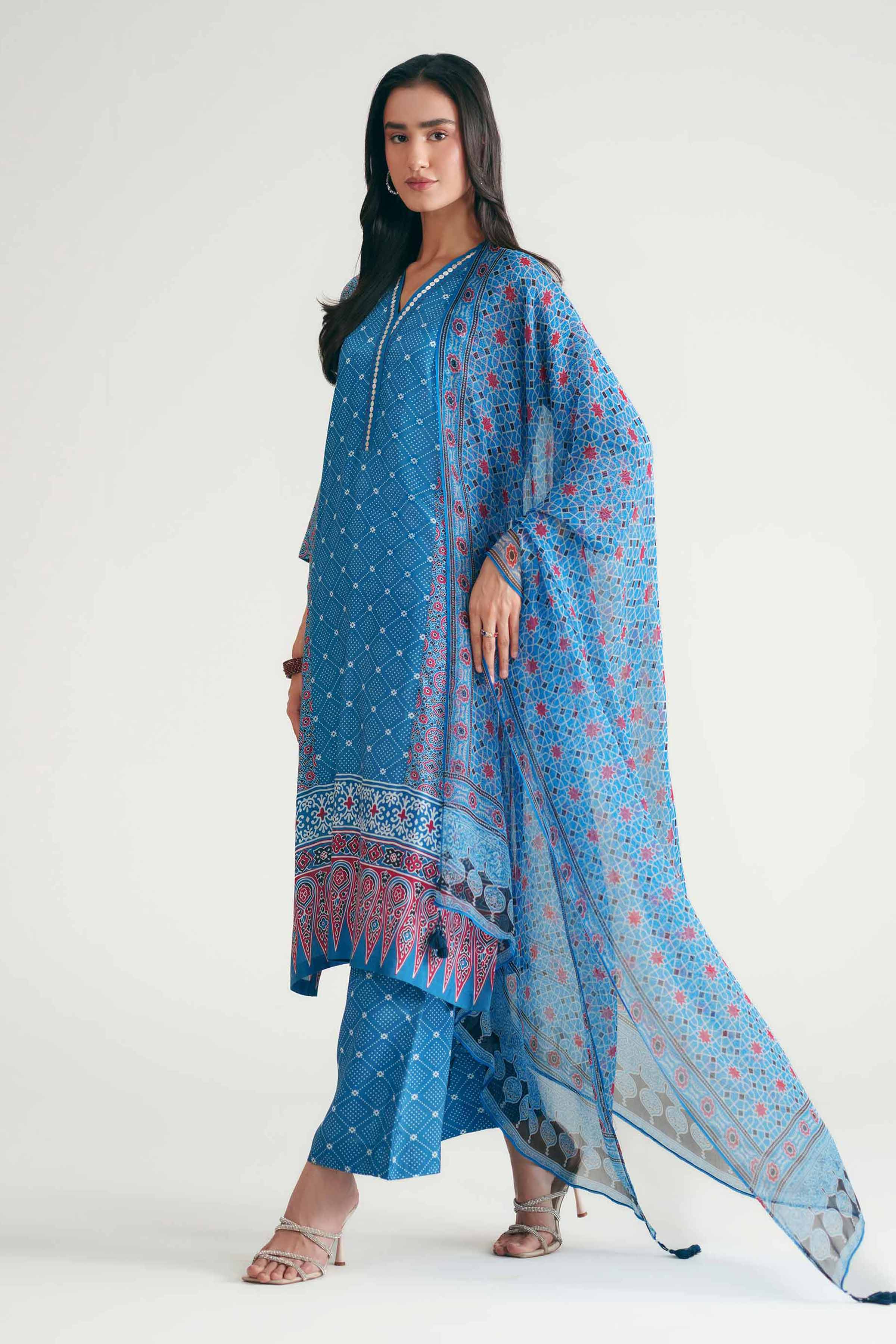 3 Piece - Printed Suit - KFE26-112 - Image 5