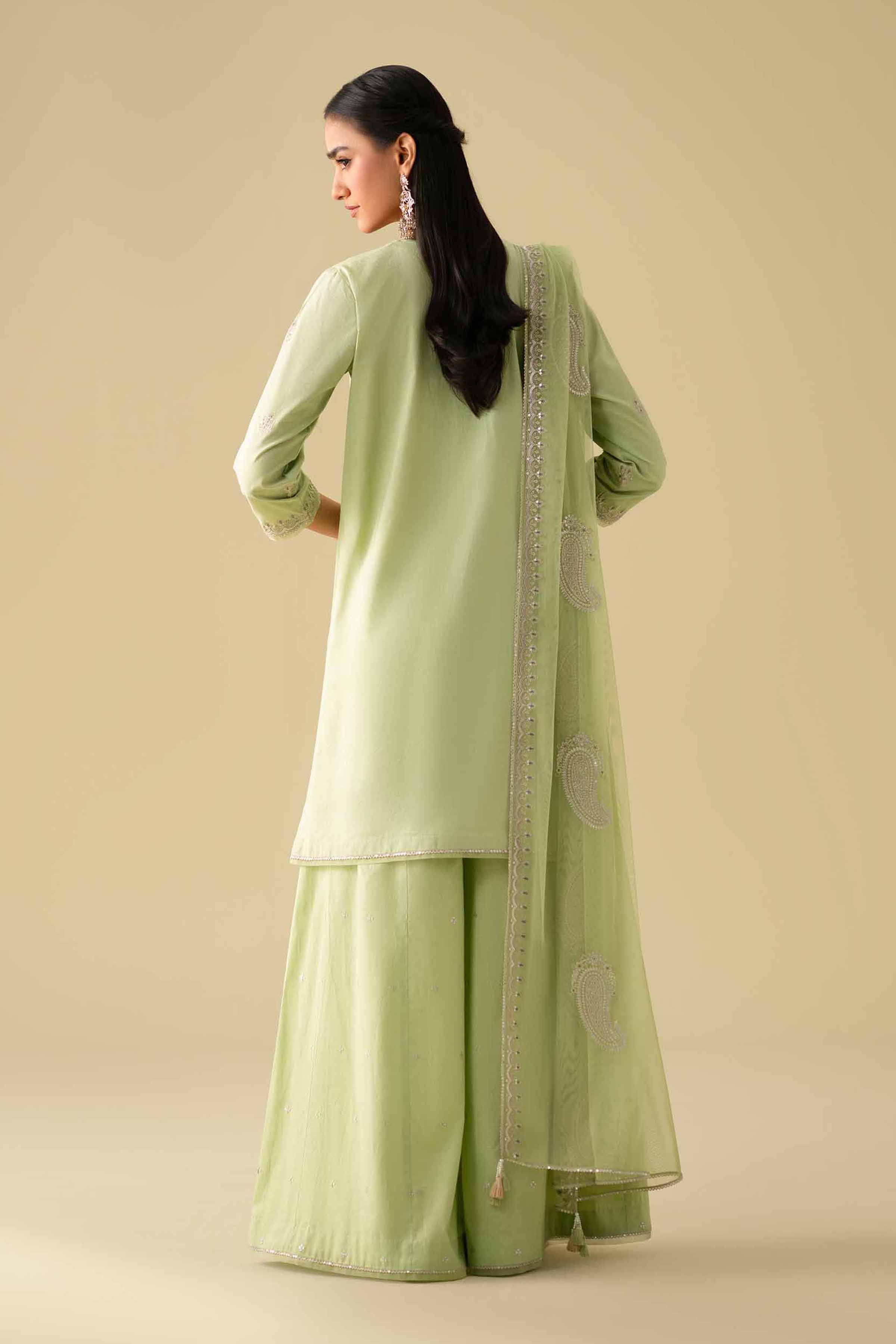 3 Piece - Embroidered Suit - KFE26-132 - Image 2