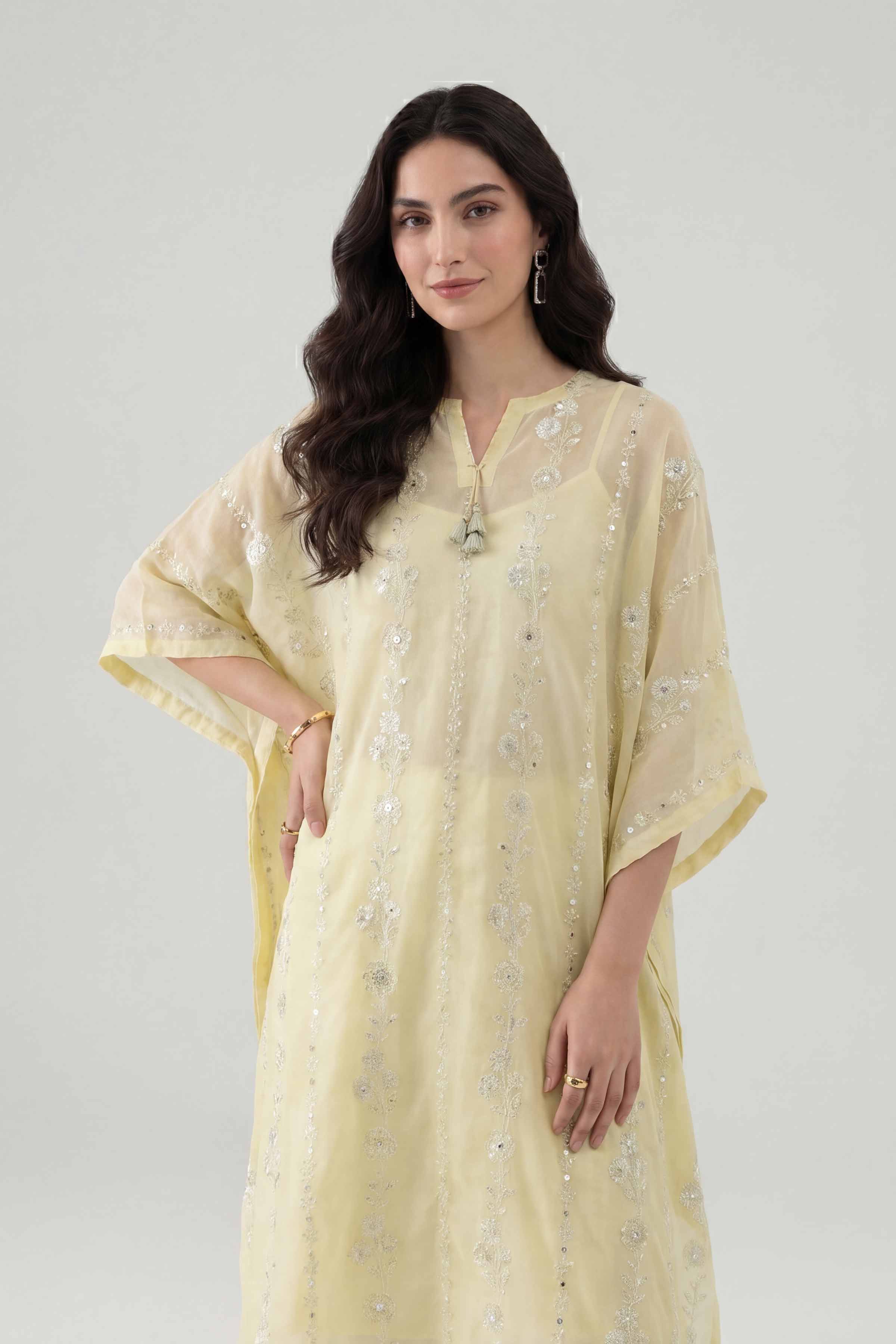 Embroidered Kaftan - KFE26-14 - Image 5